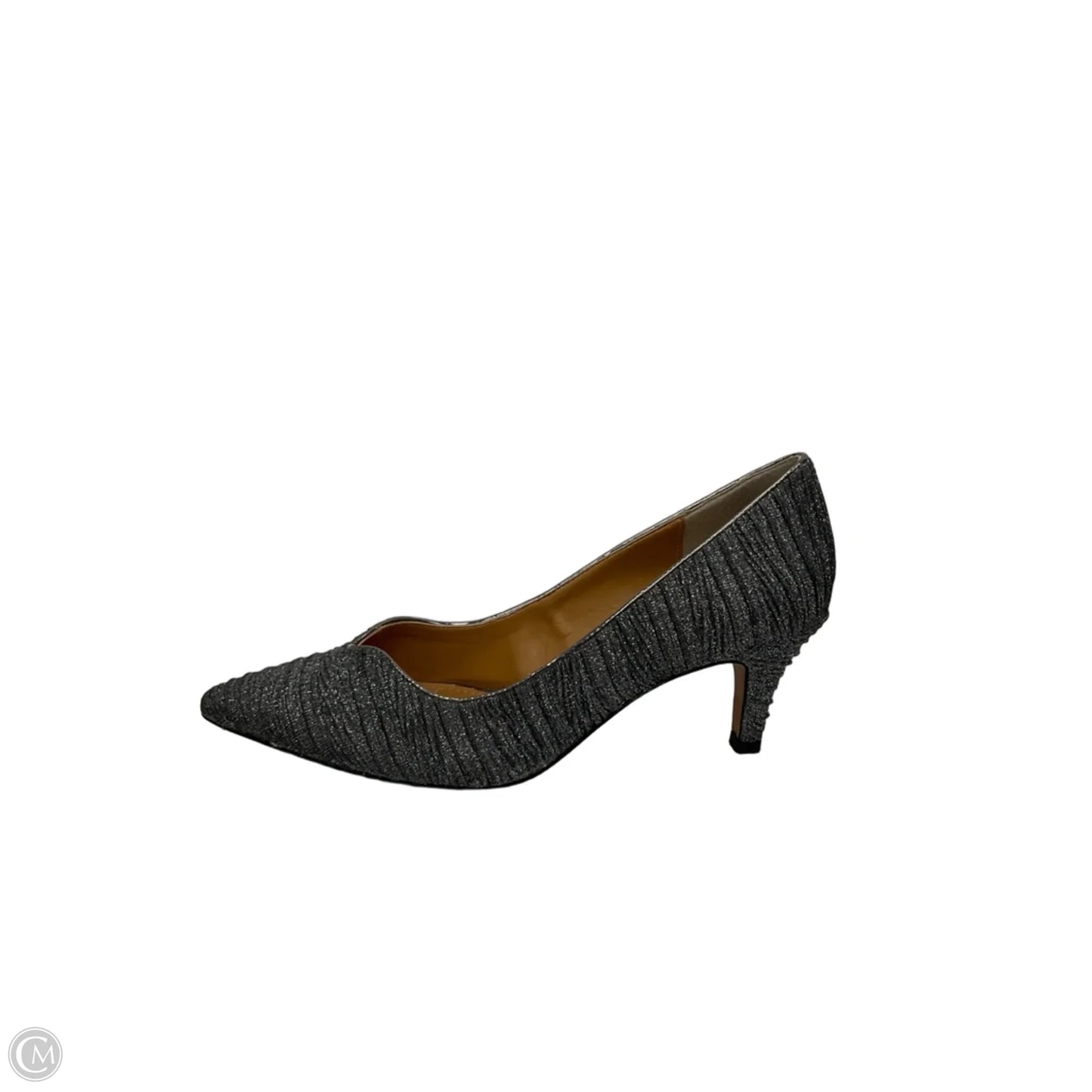 Shoes Heels Kitten By Cmc In Silver, Size: 7.5