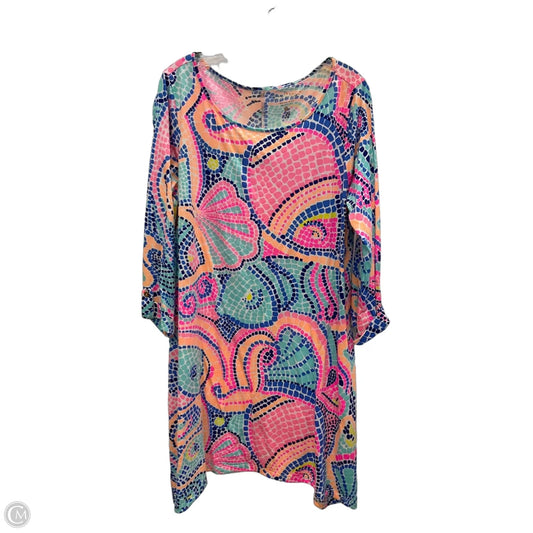 Dress Casual Midi By Lilly Pulitzer In Multi-colored, Size: Xl
