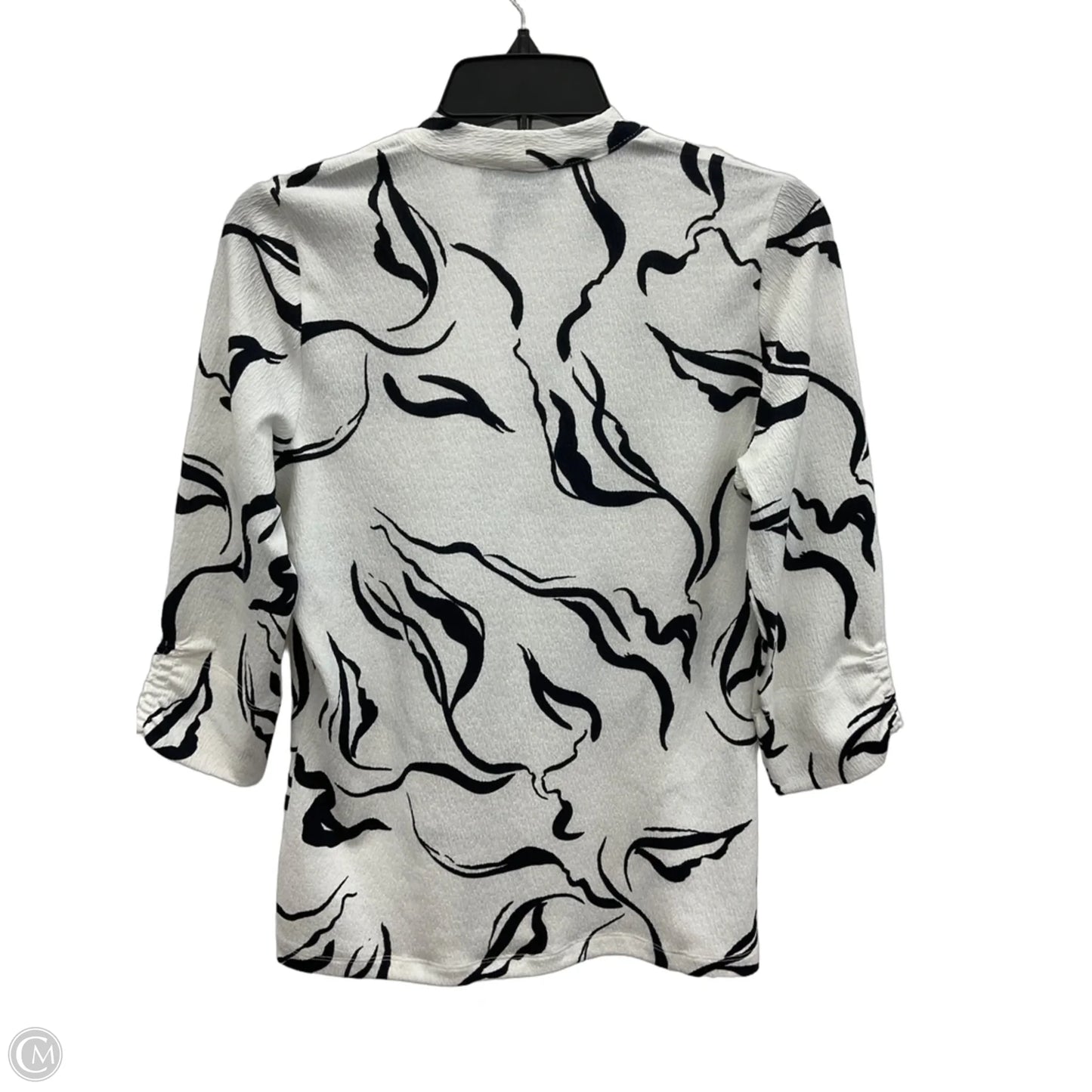Top 3/4 Sleeve By French Dressing In White, Size: Xs