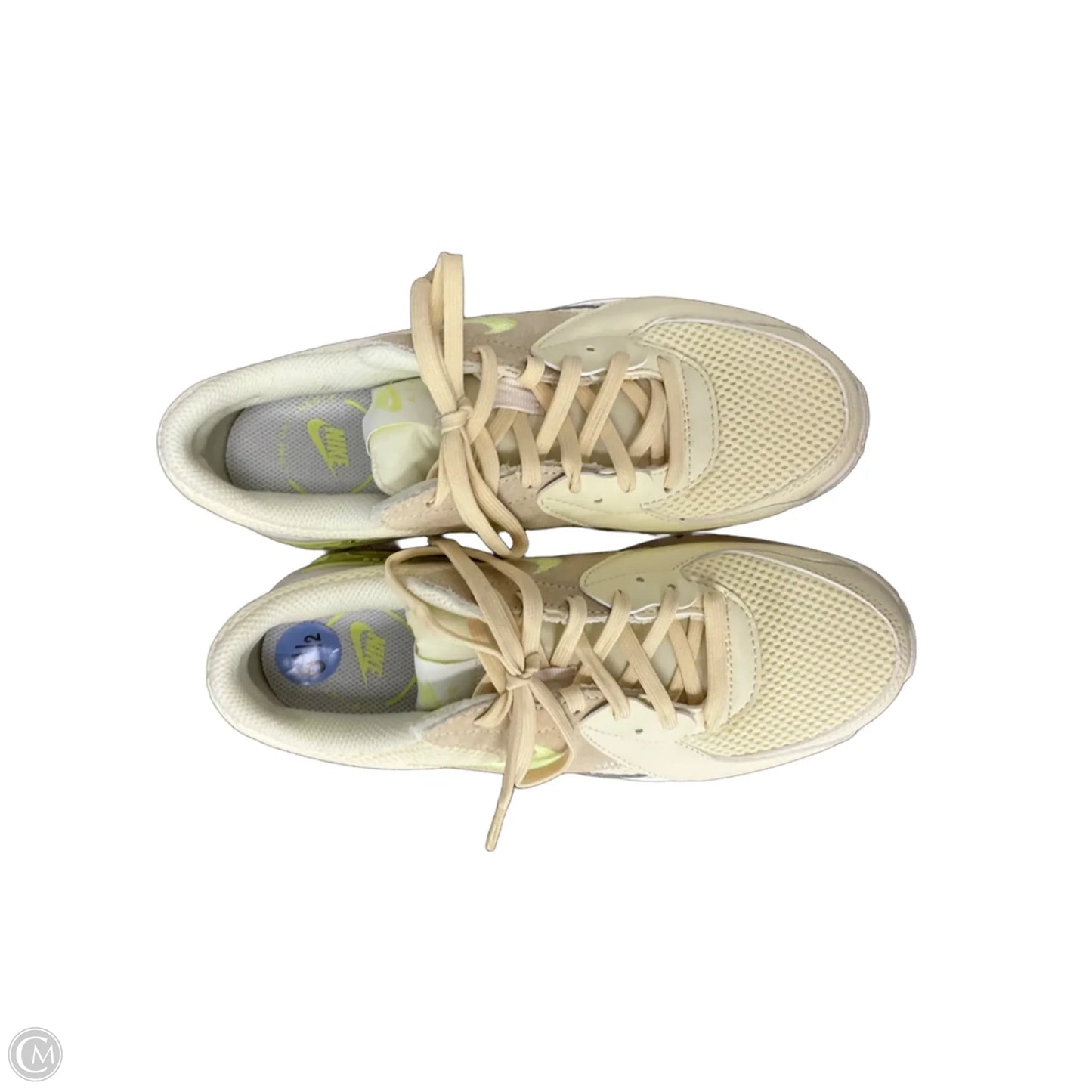 Shoes Athletic By Nike In Yellow, Size: 6.5