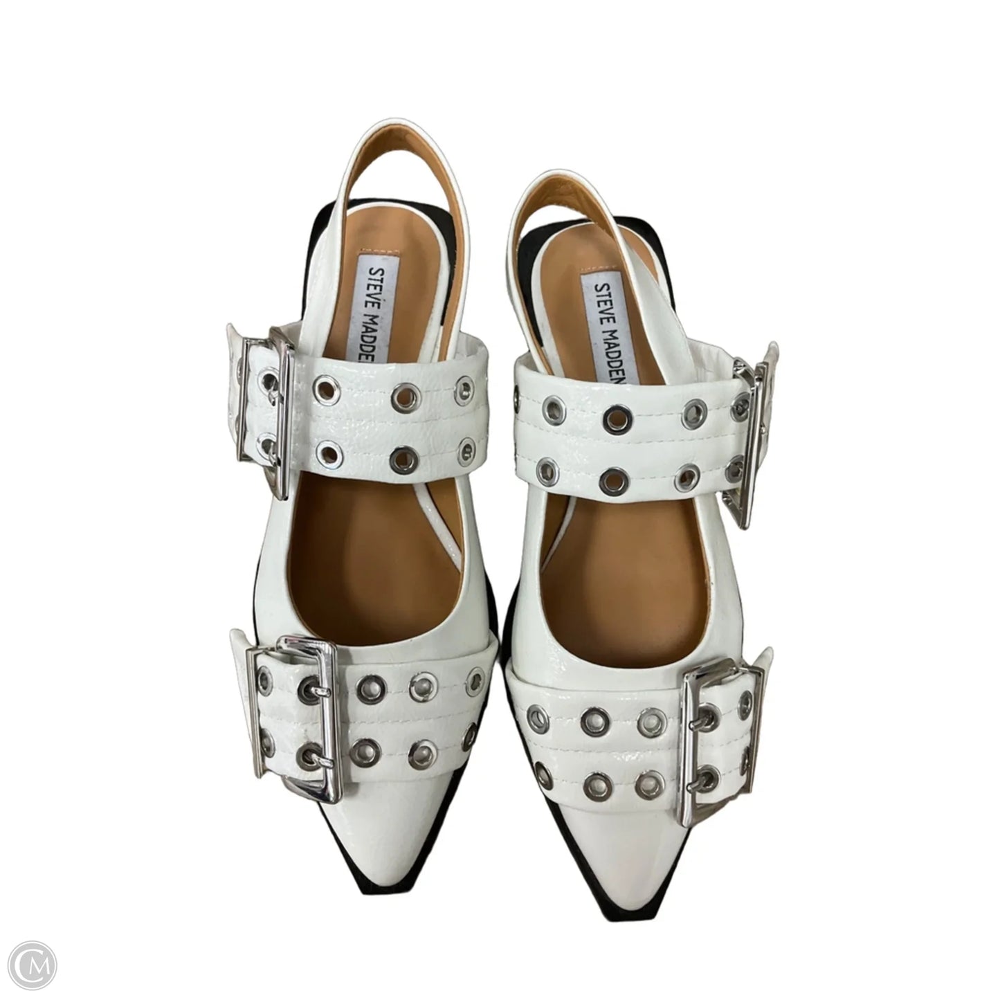 Shoes Flats By Steve Madden In White, Size: 6.5