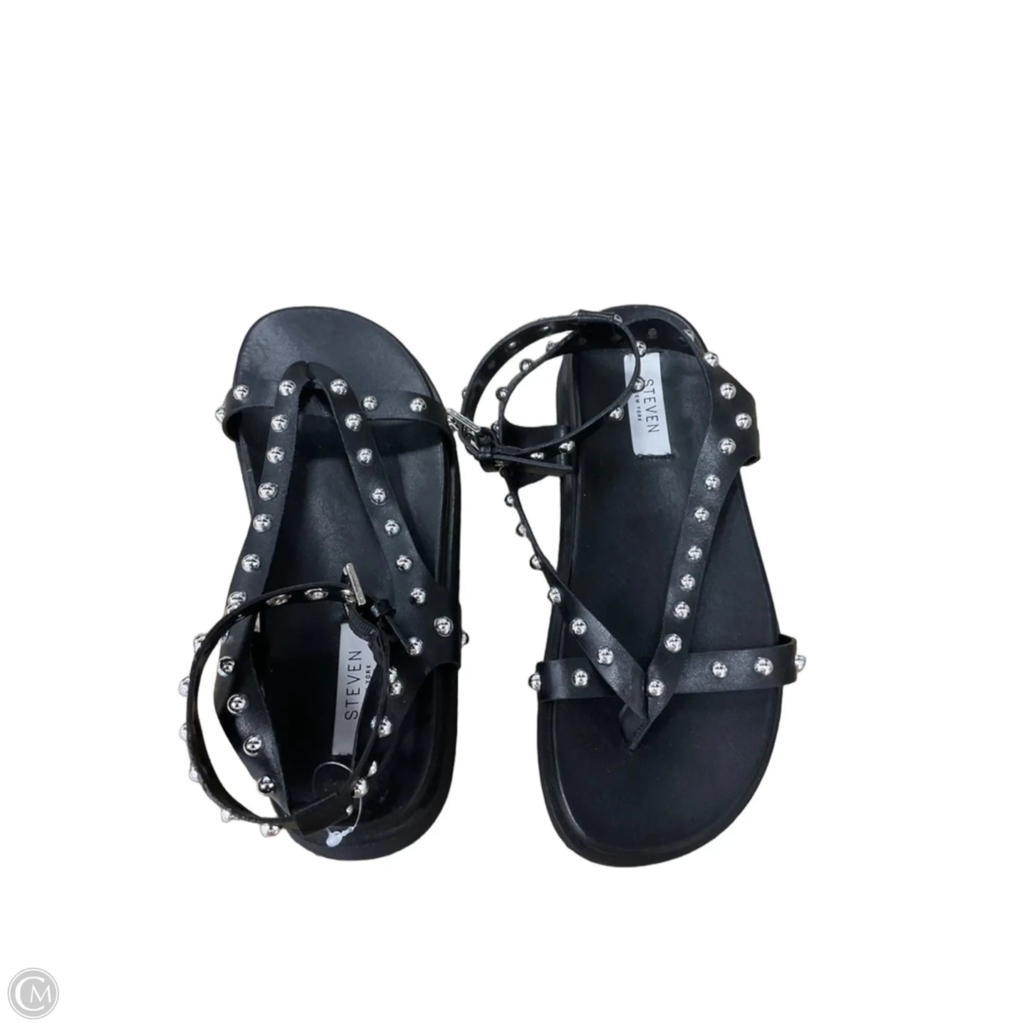 Sandals Flats By Cmc In Black, Size: 6.5