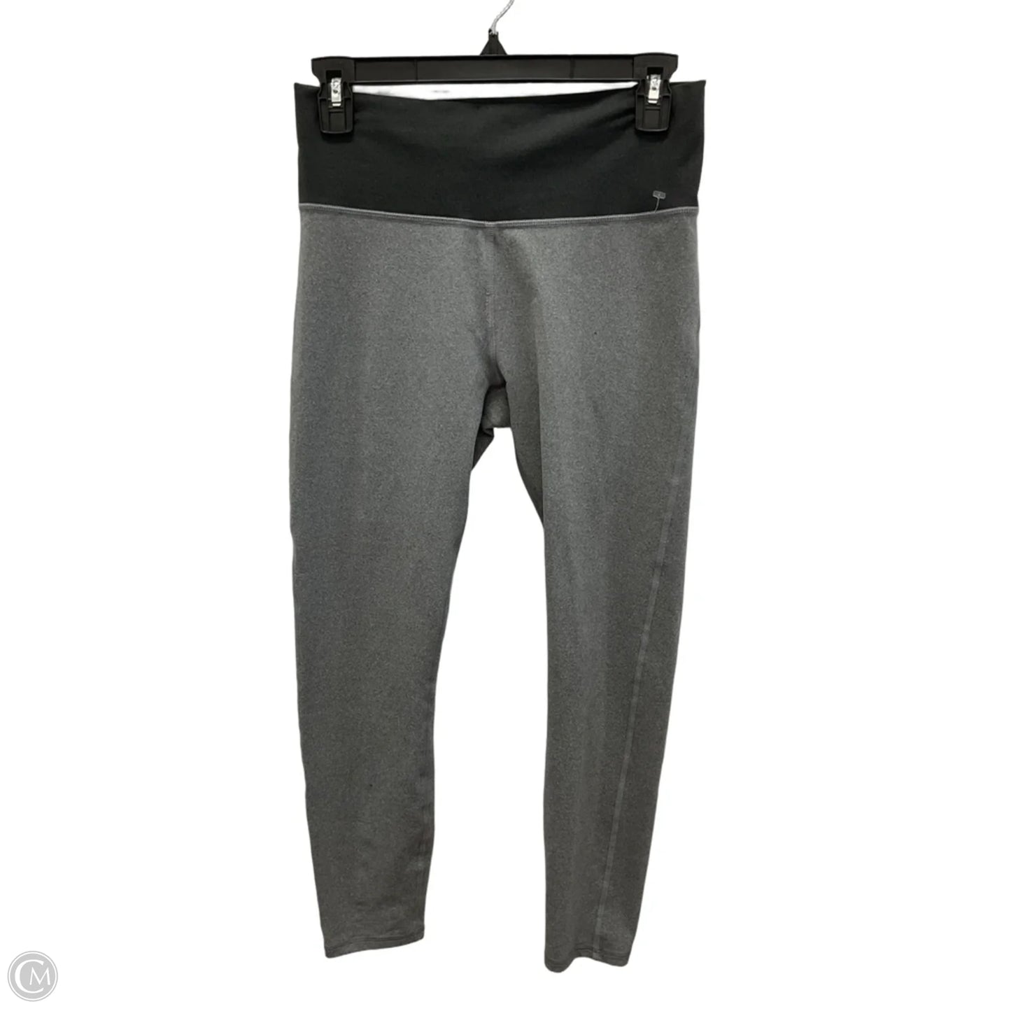 Athletic Leggings By Fabletics In Grey, Size: M