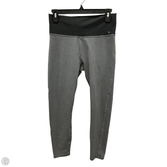 Athletic Leggings By Fabletics In Grey, Size: M
