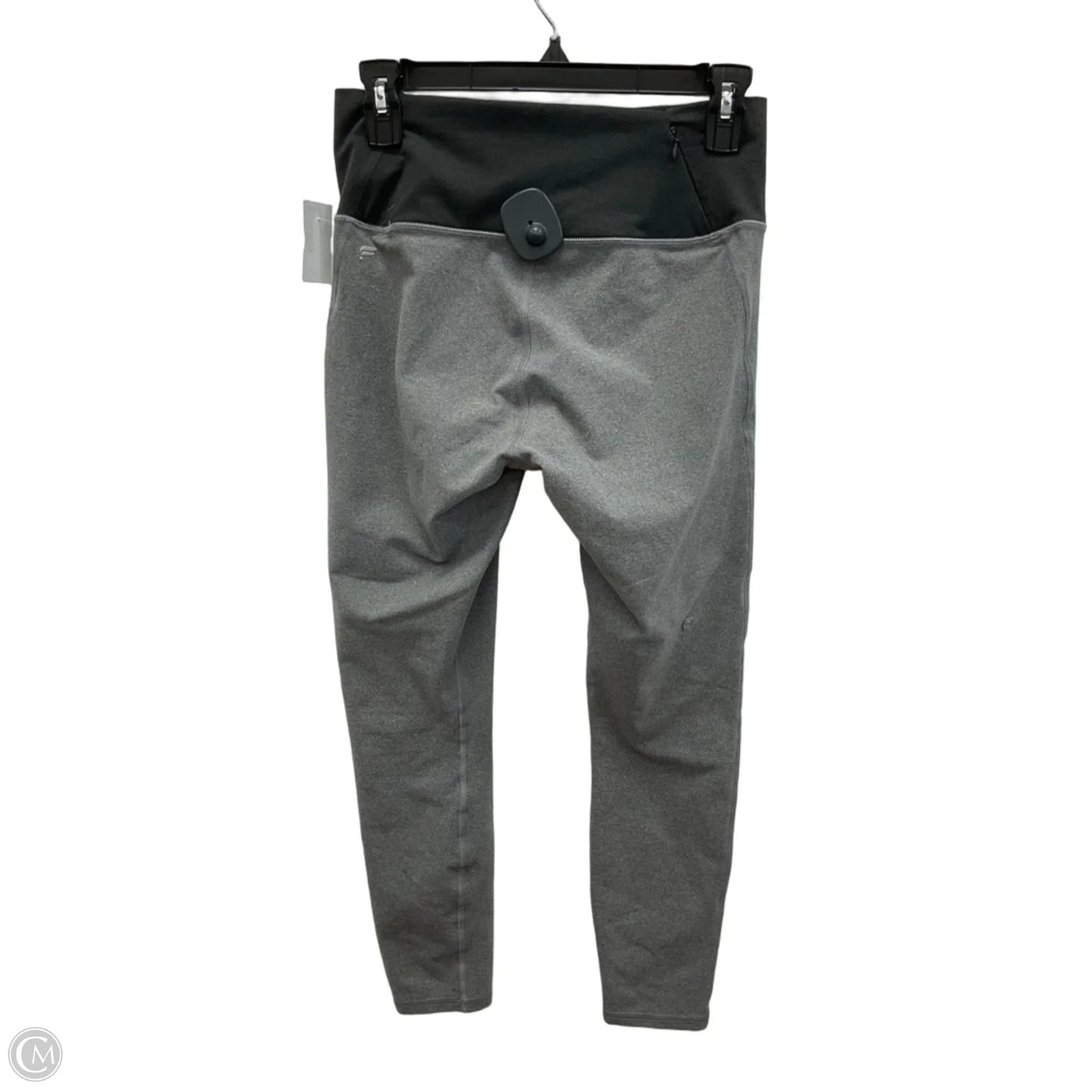 Athletic Leggings By Fabletics In Grey, Size: M