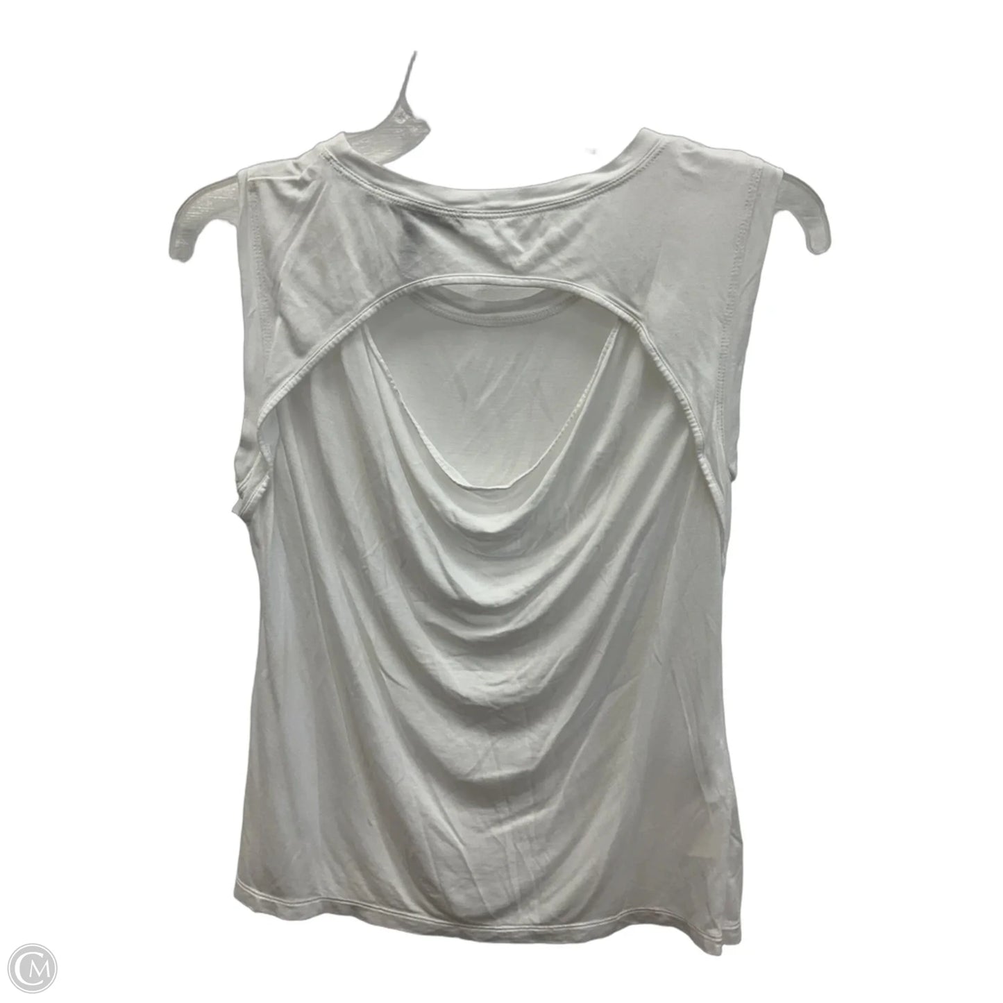 Top Sleeveless By Bcbgmaxazria In White, Size: S