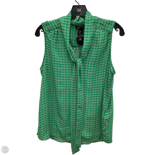 Top Sleeveless By Jones New York In Green, Size: M
