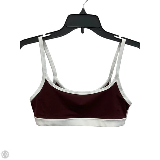 Athletic Bra By Athleta In Maroon, Size: S