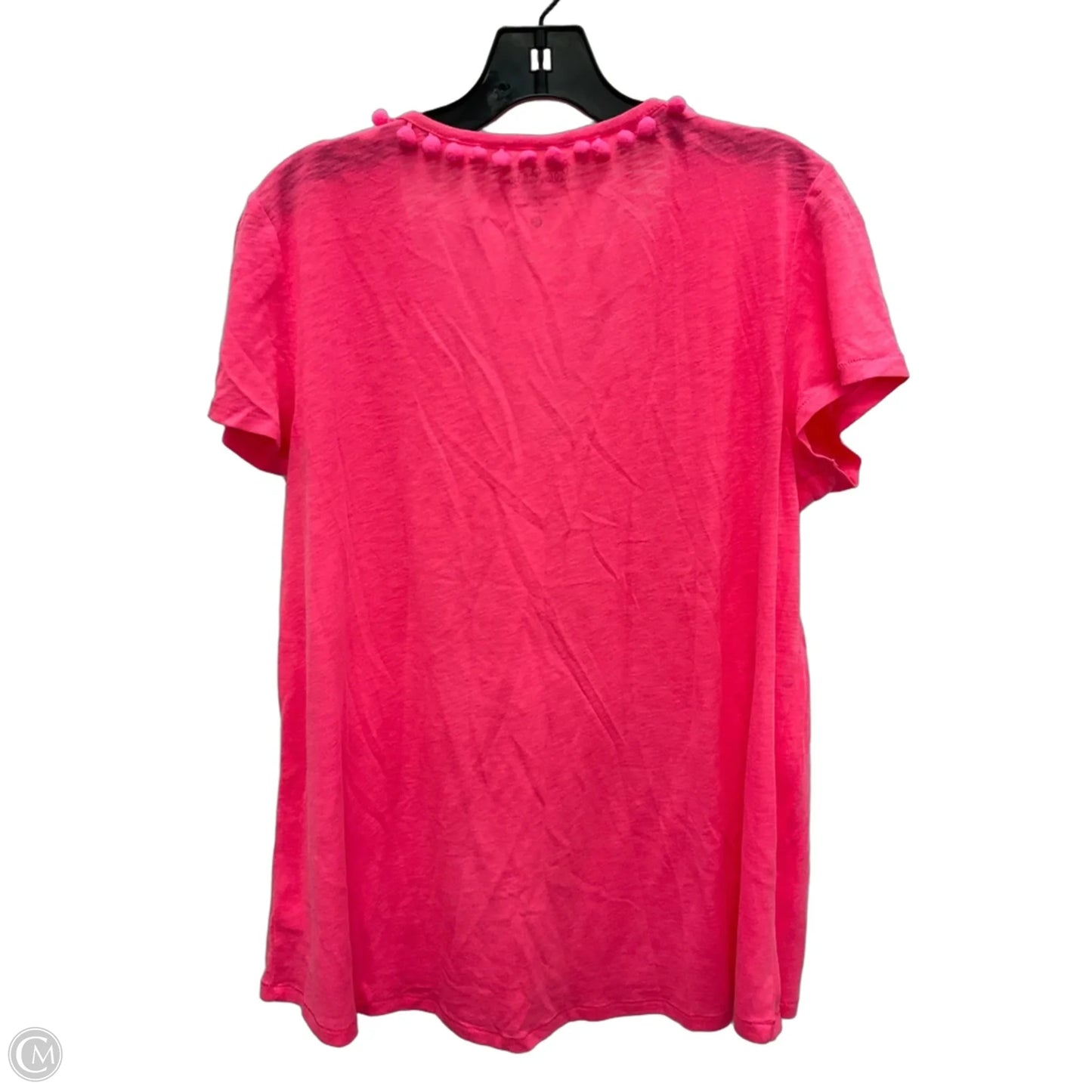 Top Short Sleeve By Lilly Pulitzer In Pink, Size: Xl