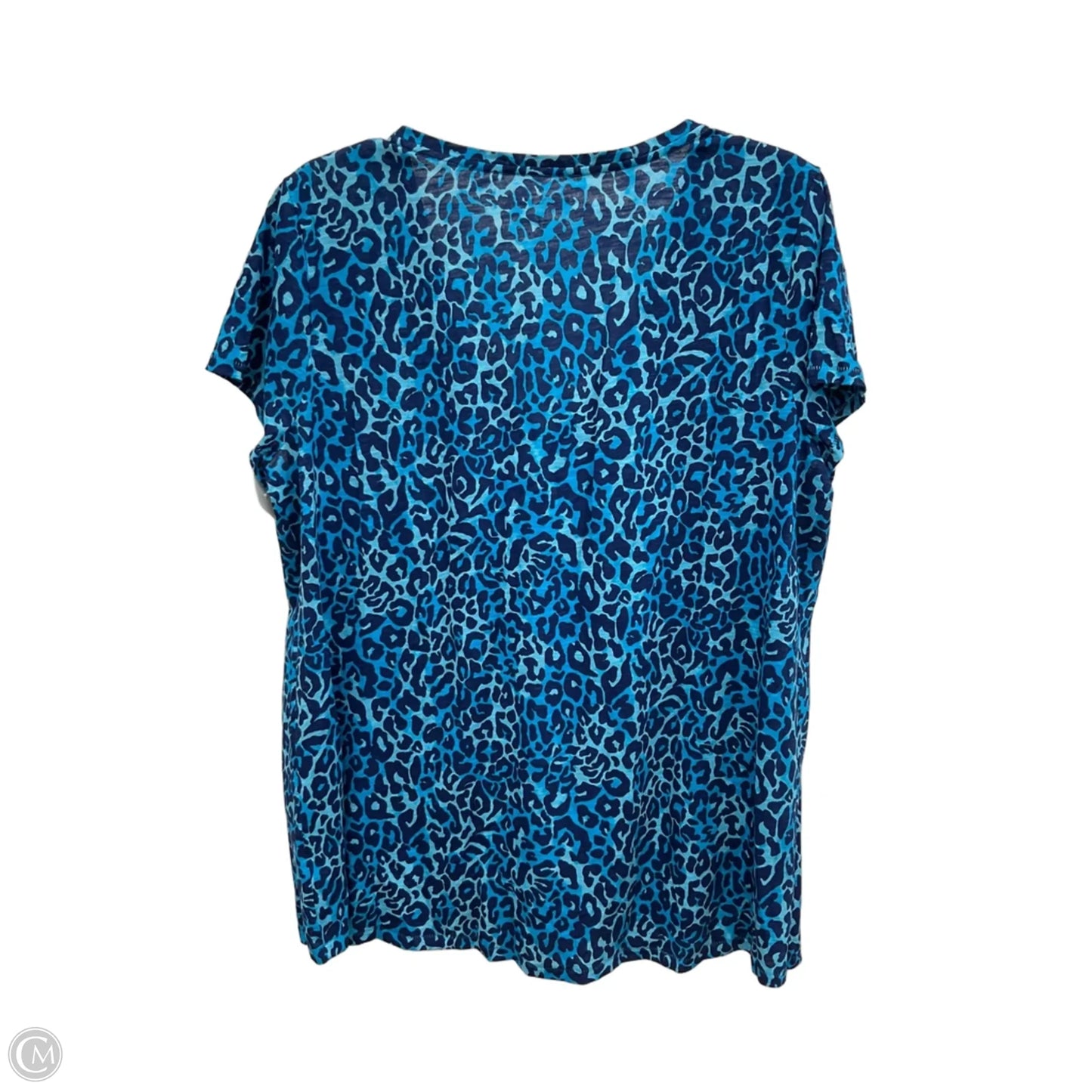 Top Short Sleeve By Lilly Pulitzer In Animal Print, Size: Xl