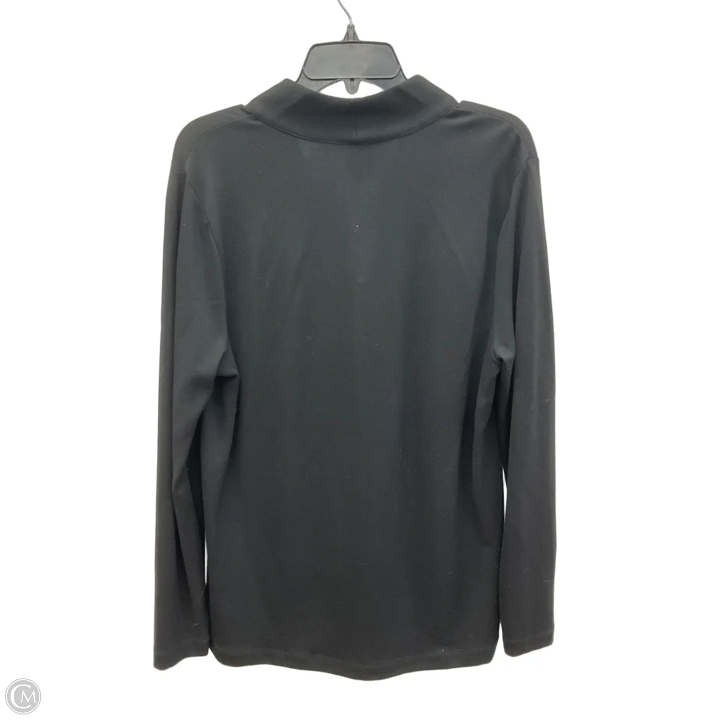 Top Long Sleeve By Cabi In Black, Size: M