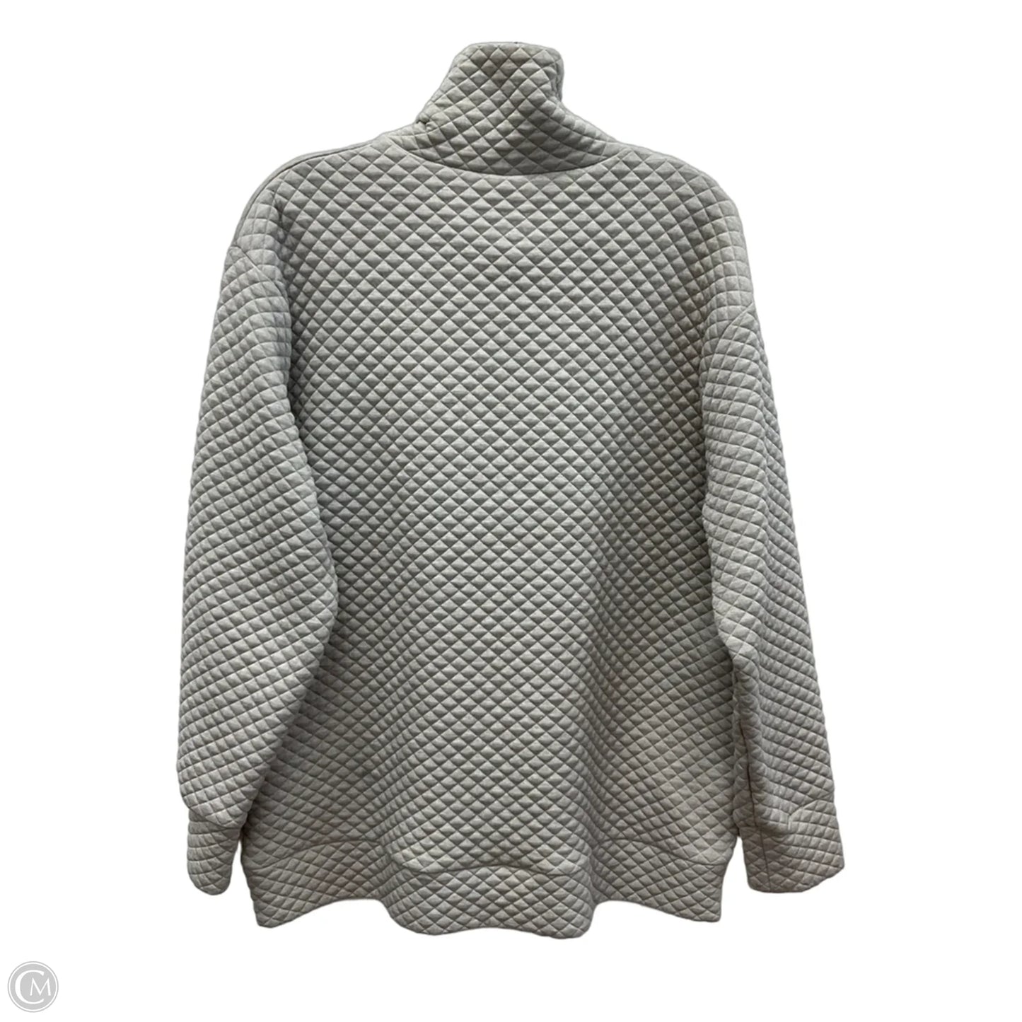Athletic Sweatshirt Collar By New Balance In Grey, Size: Xl