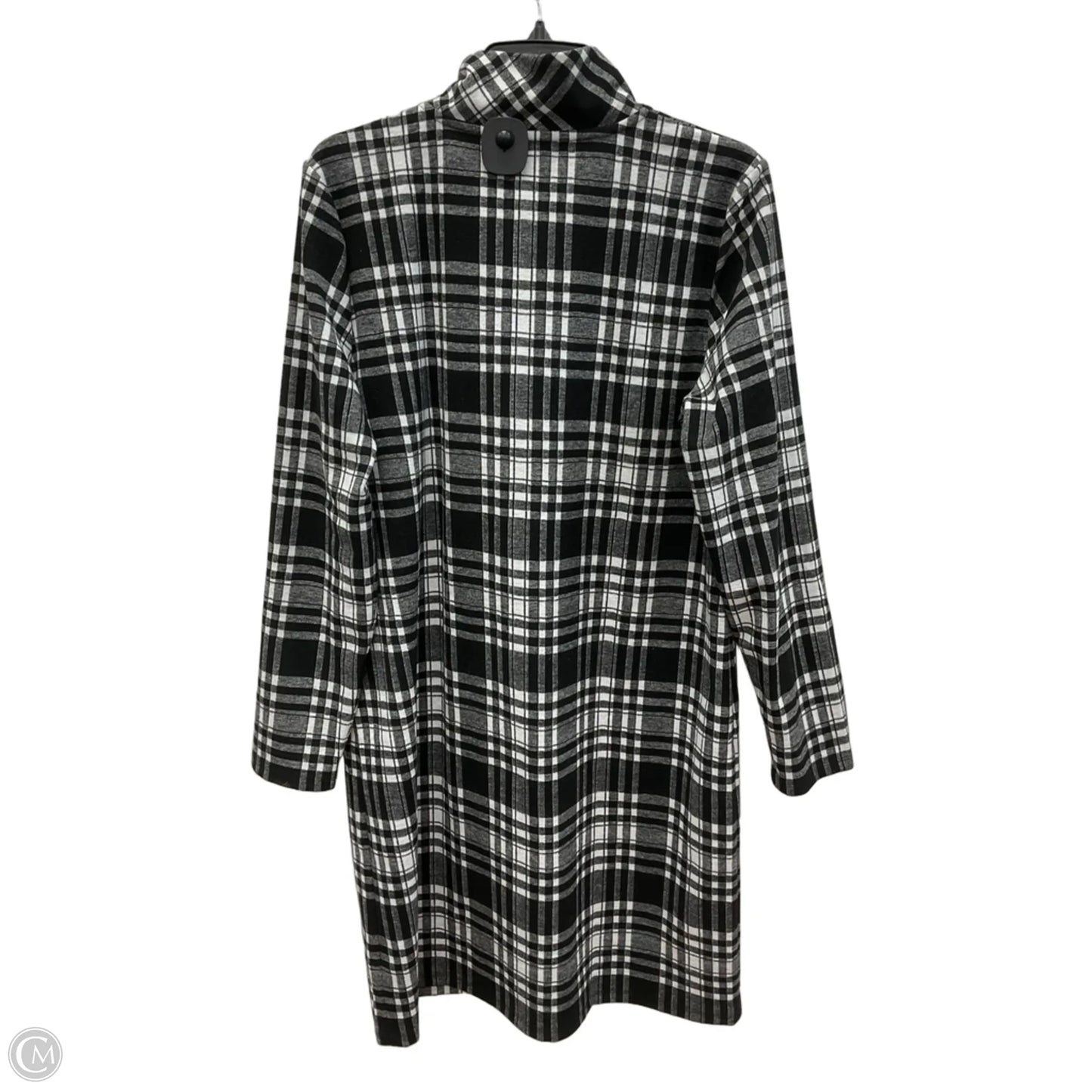 Dress Casual Midi By Talbots In Plaid Pattern, Size: L