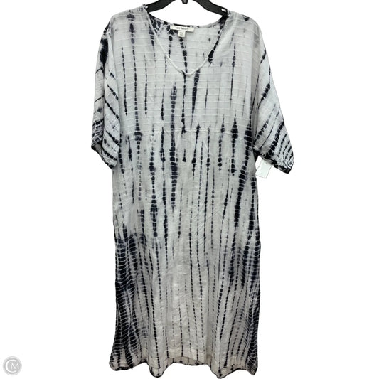 Dress Casual Maxi By Kate Landry In Blue & Cream, Size: S