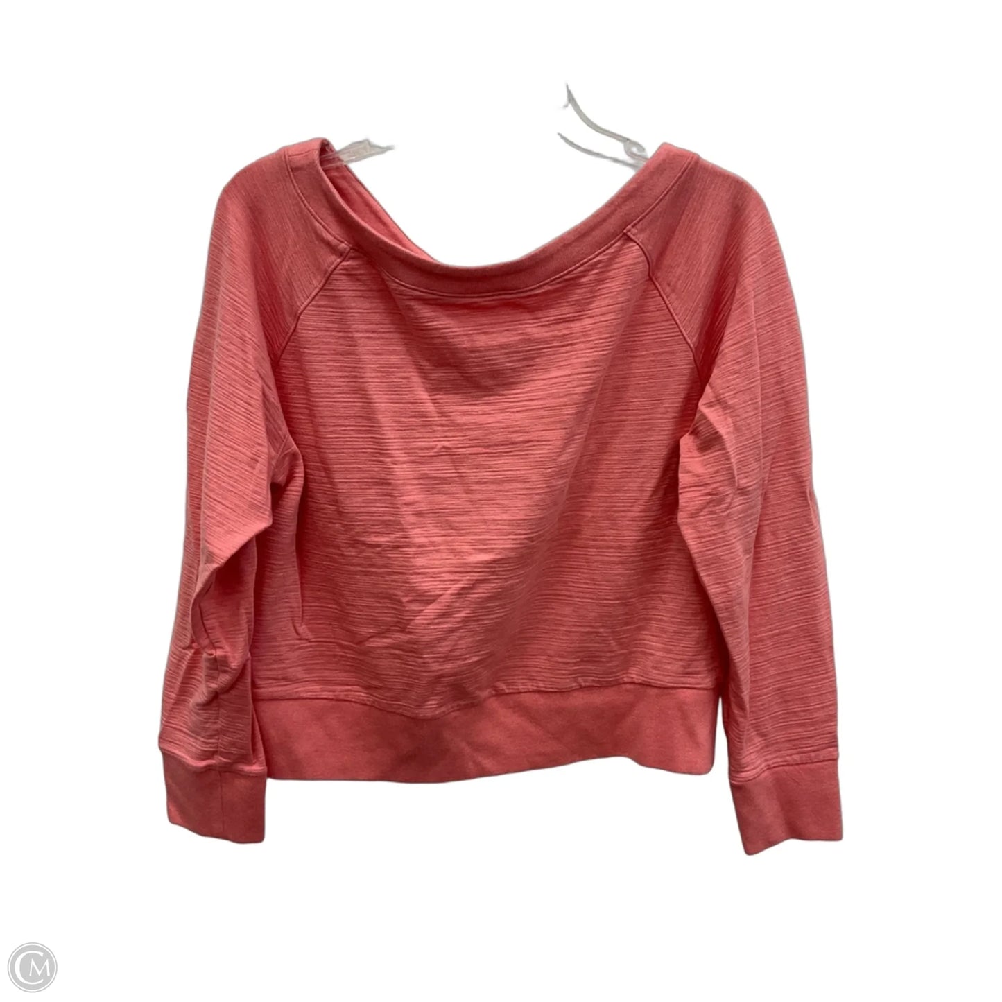 Athletic Top Long Sleeve Collar By Talbots In Pink, Size: M