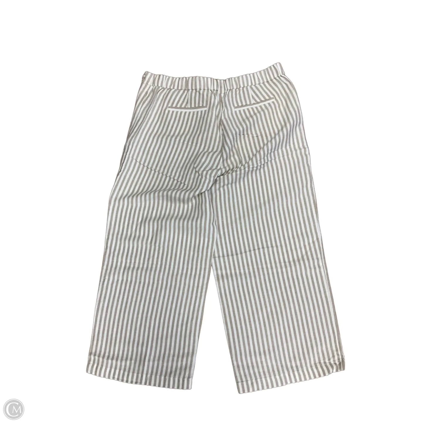 Pants Wide Leg By J. Jill In Striped Pattern, Size: 14