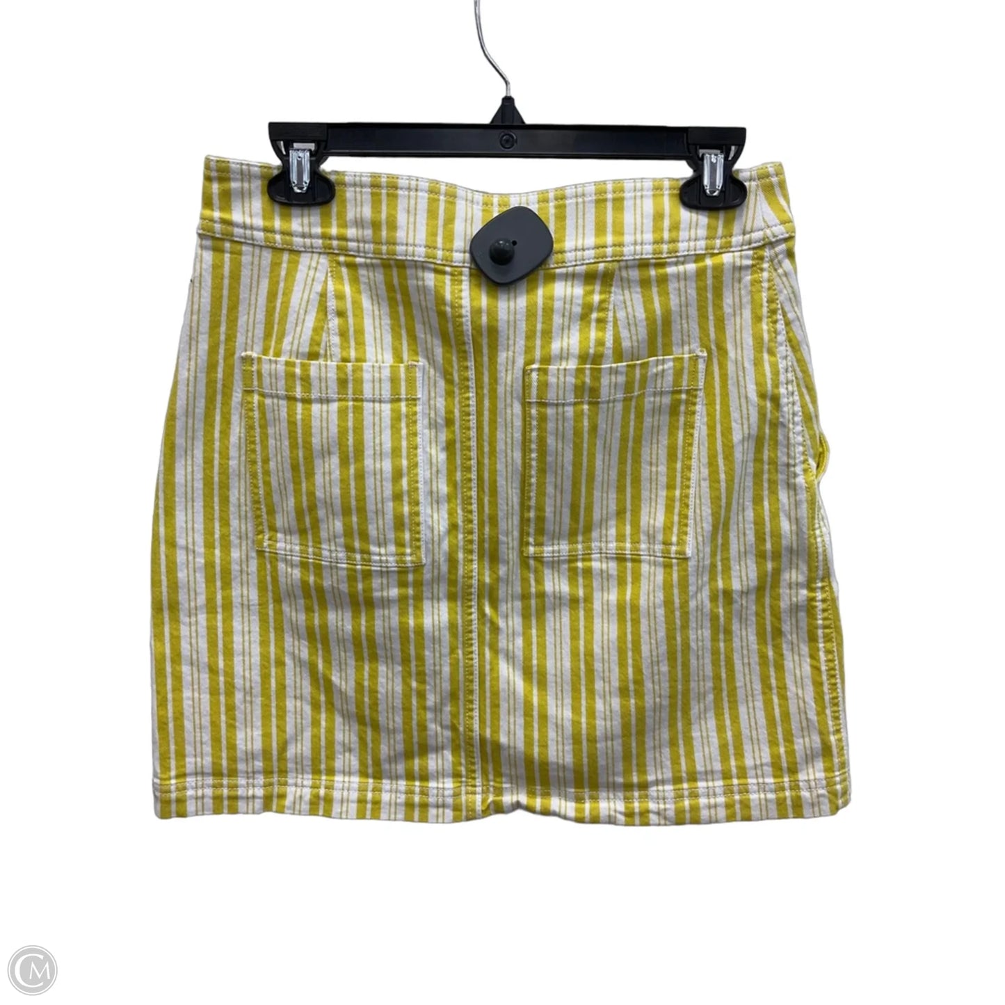 Skirt Mini & Short By Loft In Yellow, Size: S