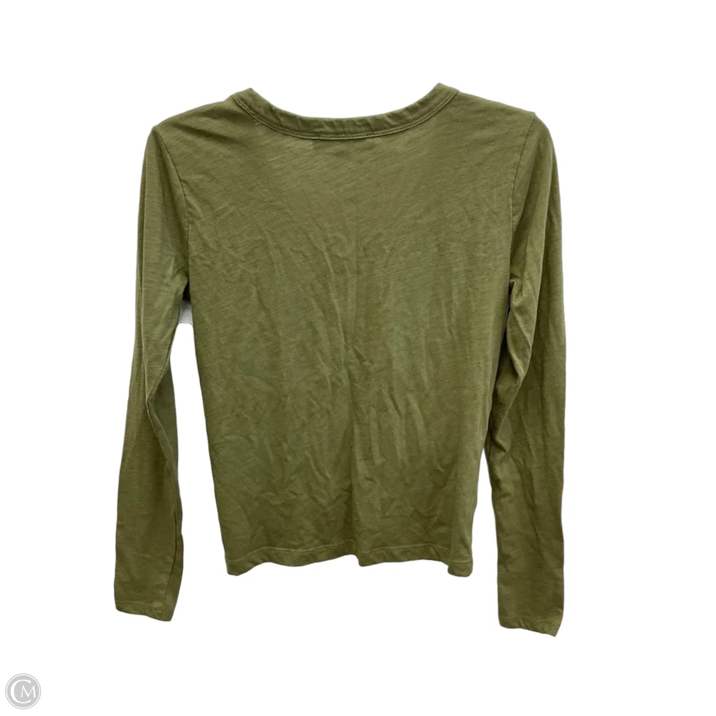 Top Long Sleeve By Loft In Green, Size: S