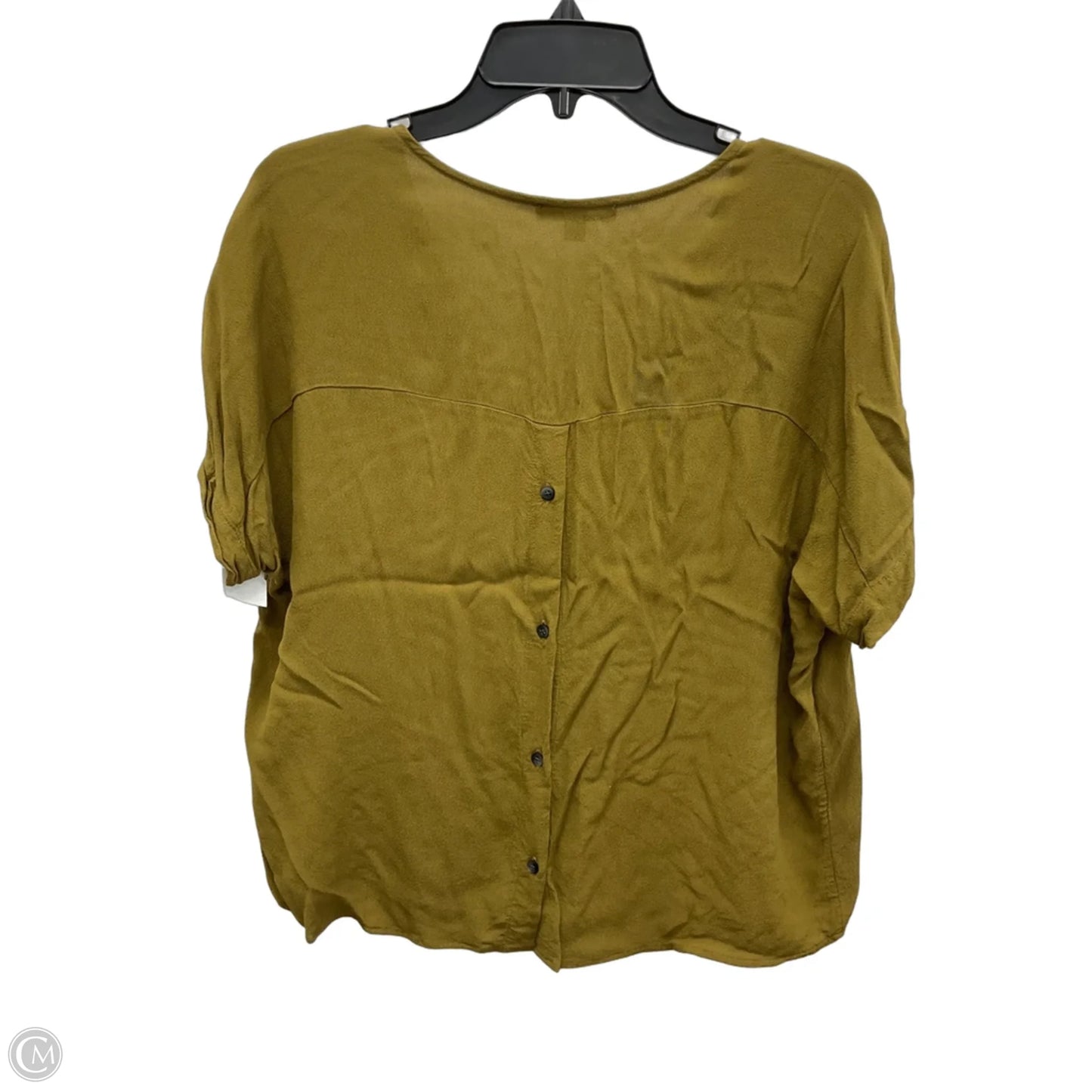 Top Short Sleeve By Madewell In Green, Size: M