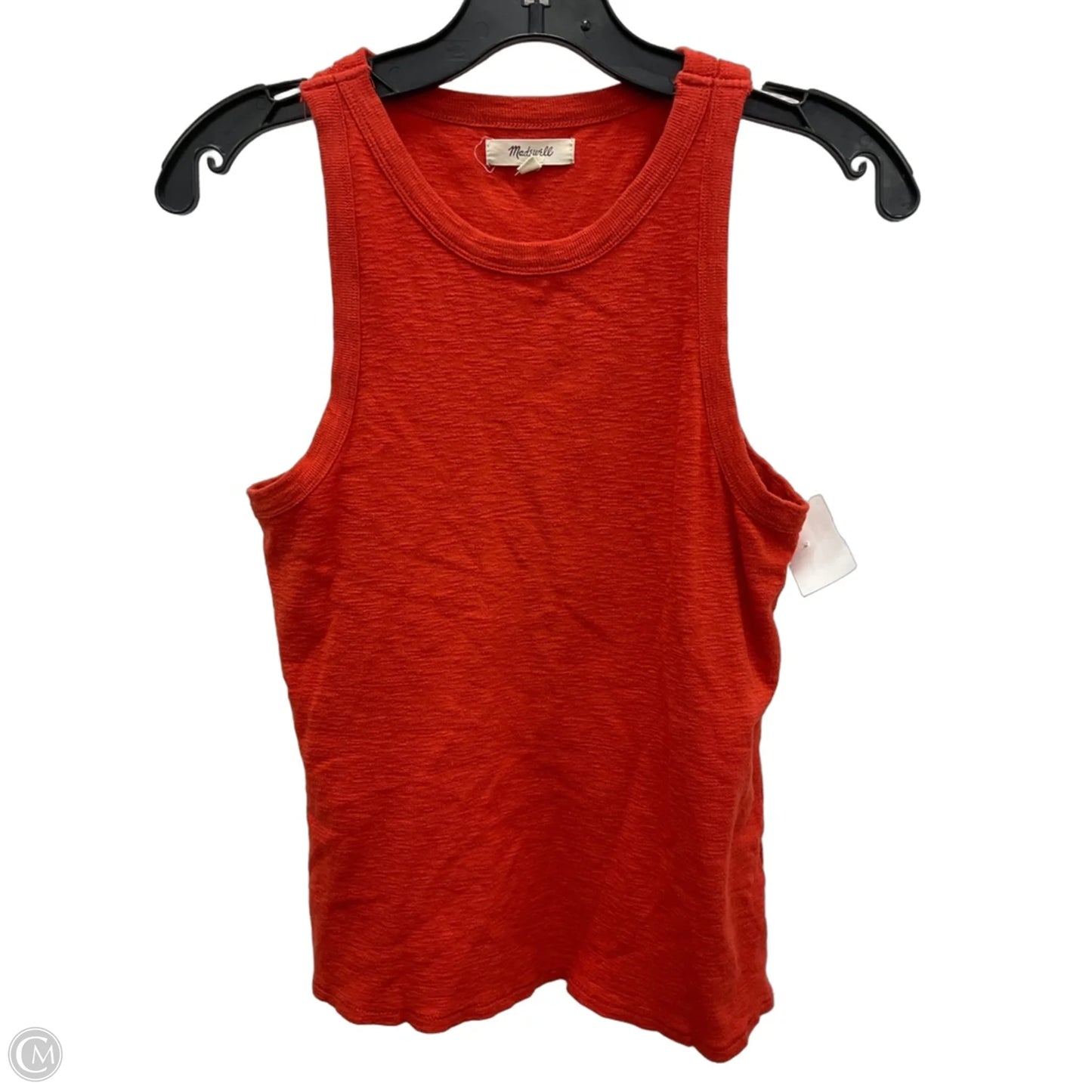 Top Sleeveless Basic By Madewell In Orange, Size: M