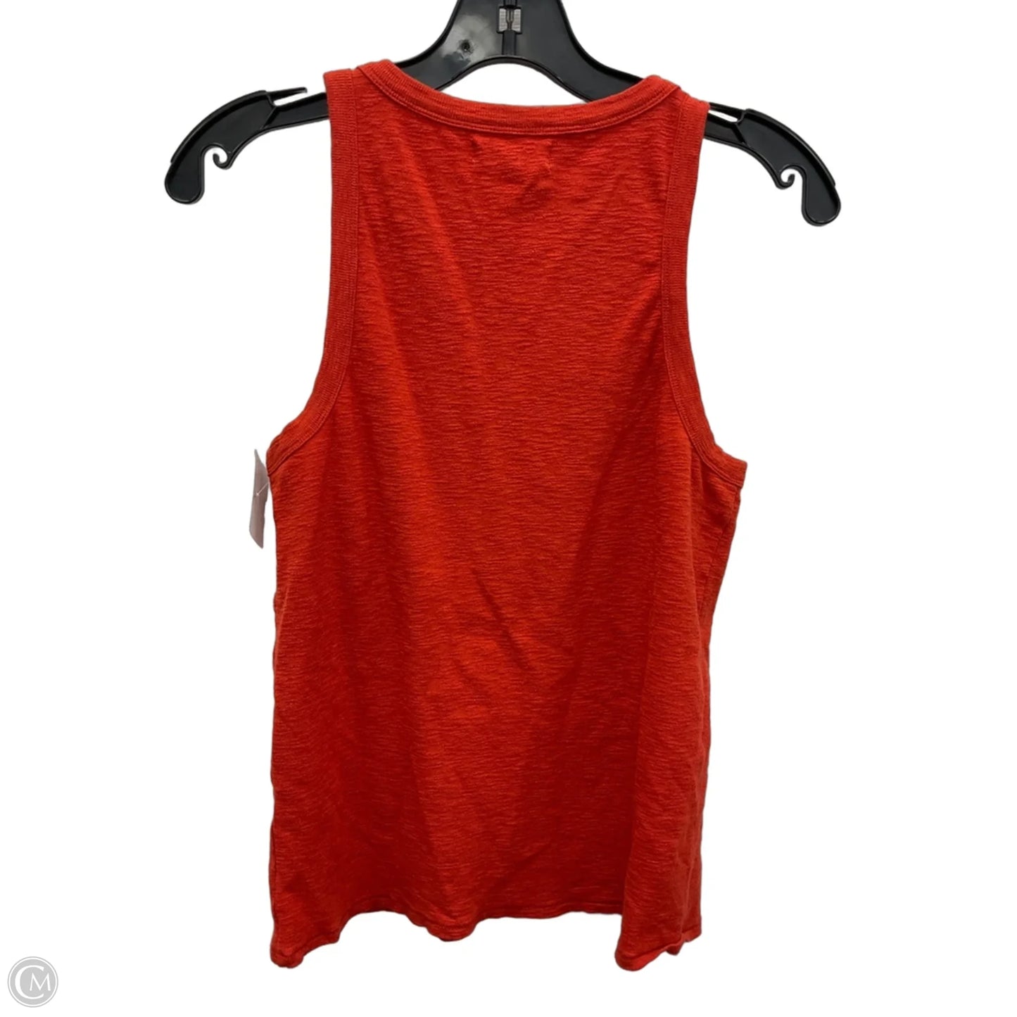 Top Sleeveless Basic By Madewell In Orange, Size: M