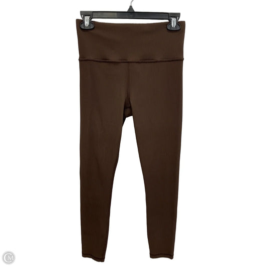 Athletic Leggings By Athleta In Brown, Size: M
