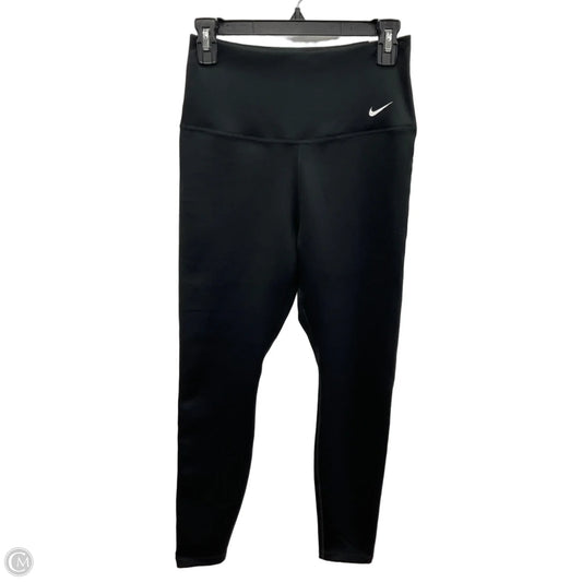 Athletic Leggings By Nike In Black, Size: M