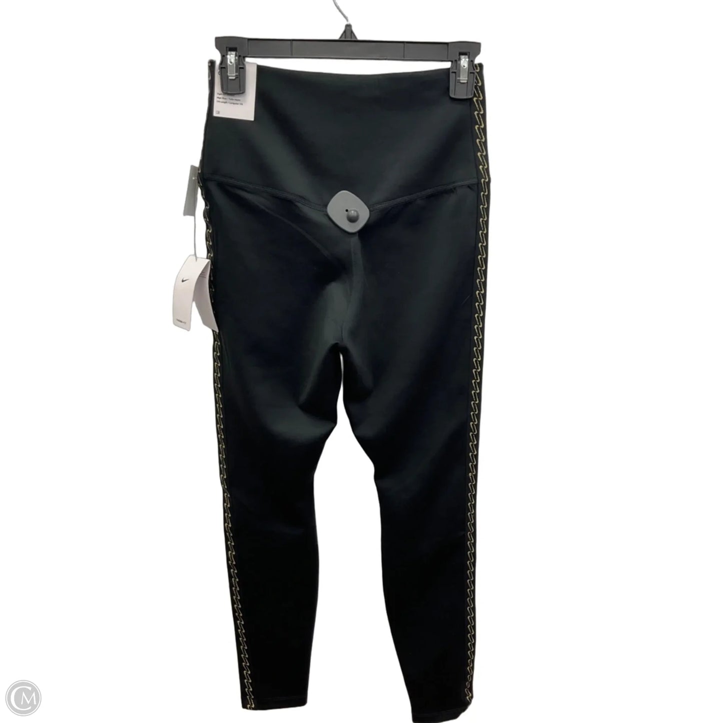 Athletic Leggings By Nike In Black, Size: M