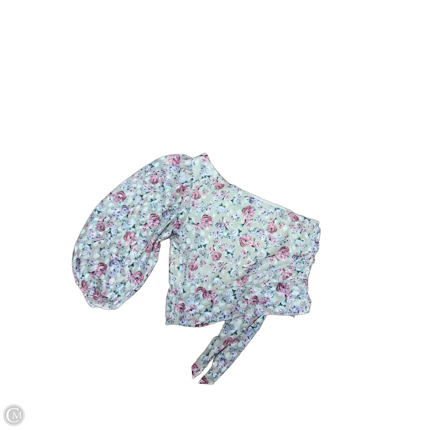 Top 3/4 Sleeve By Express In Floral Print, Size: M