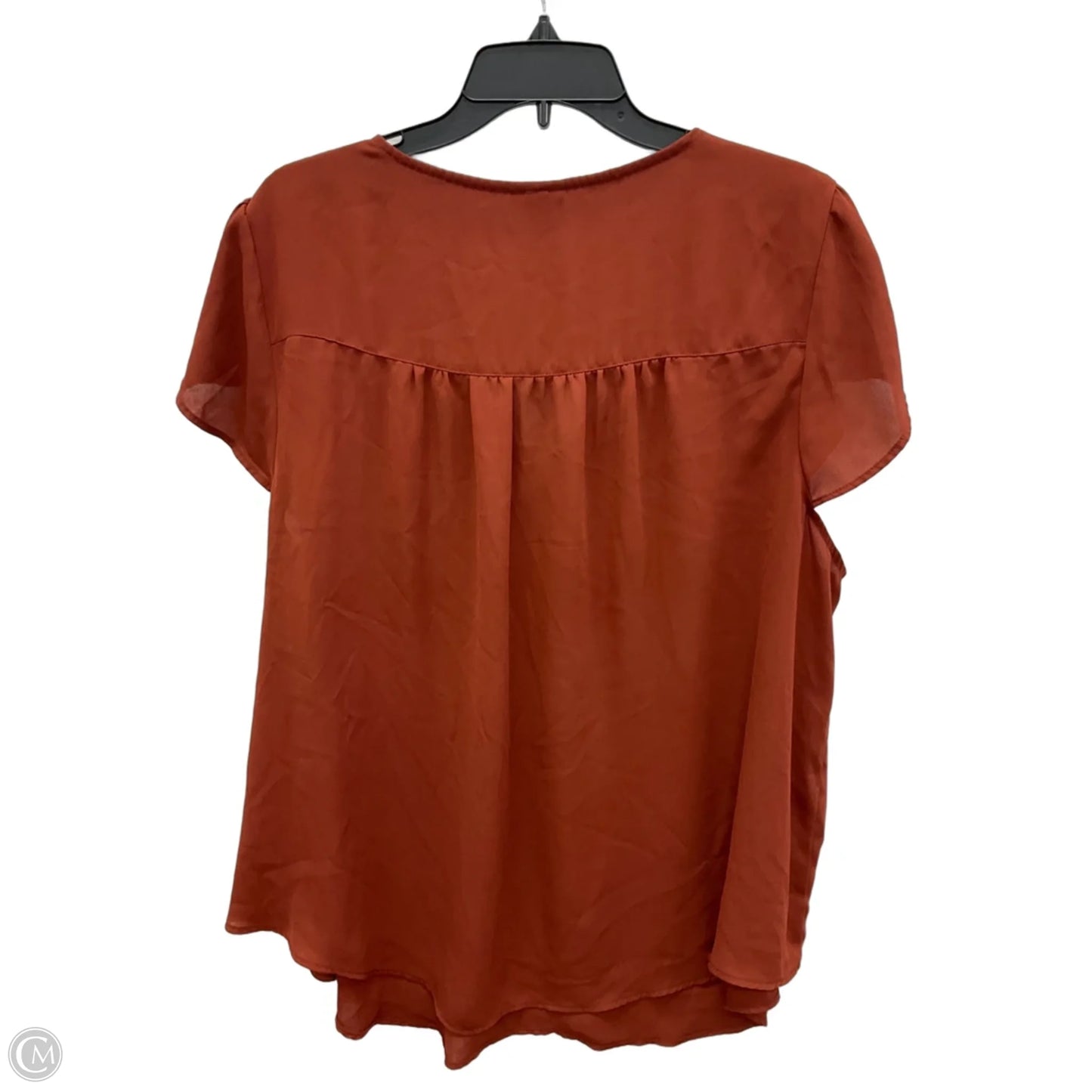 Top Short Sleeve By Torrid In Orange, Size: Xl