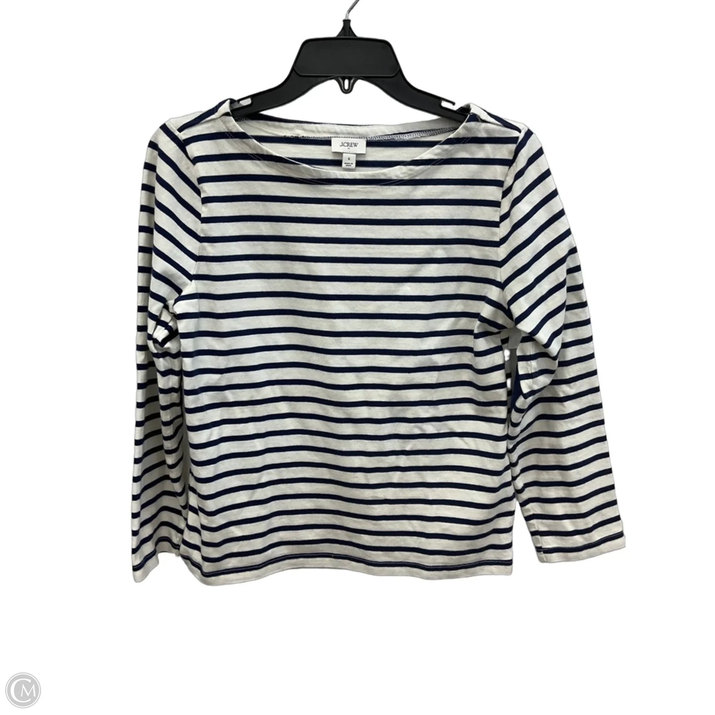 Top Long Sleeve By J. Crew In Striped Pattern, Size: S