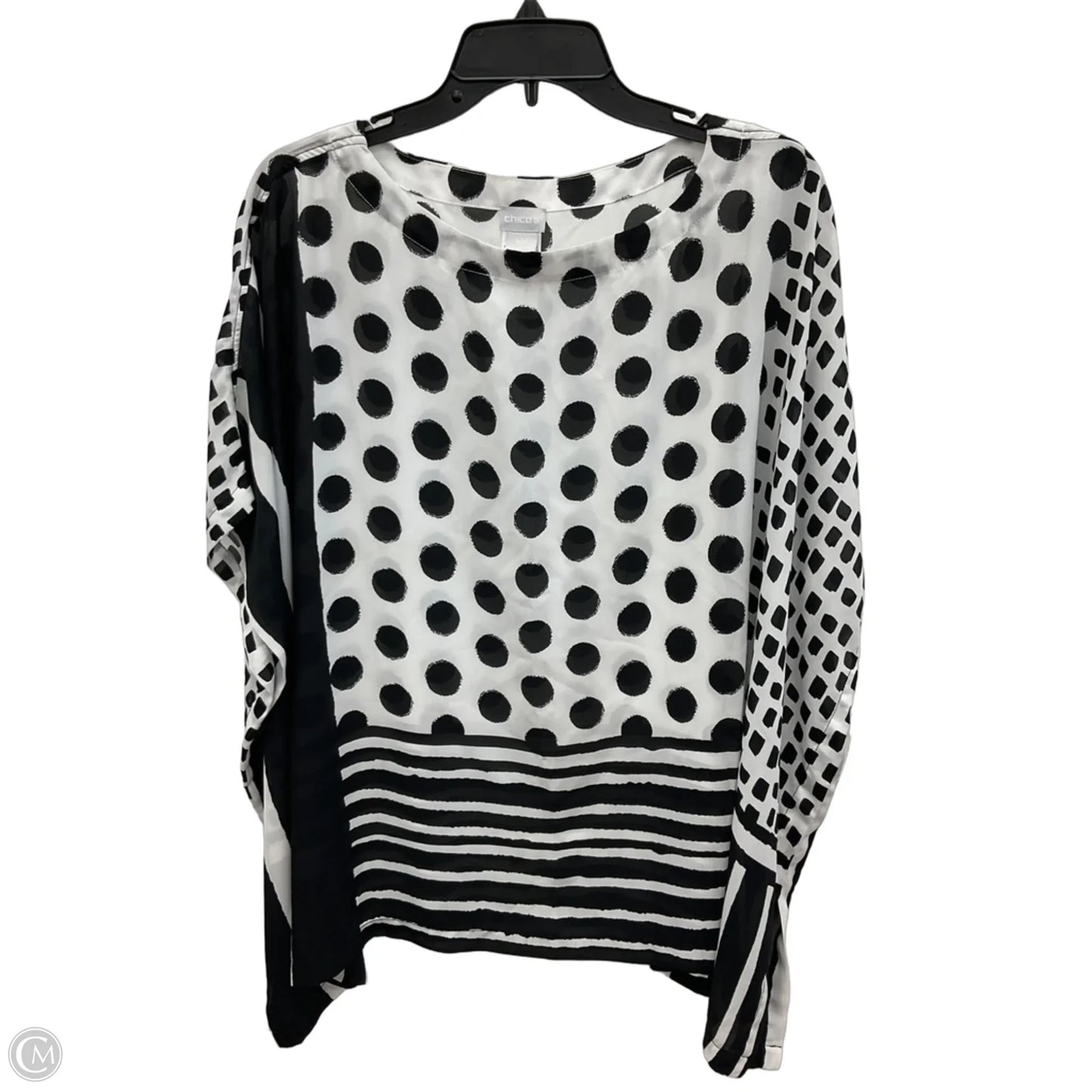 Shawl By Chicos In Polkadot Pattern, Size: S