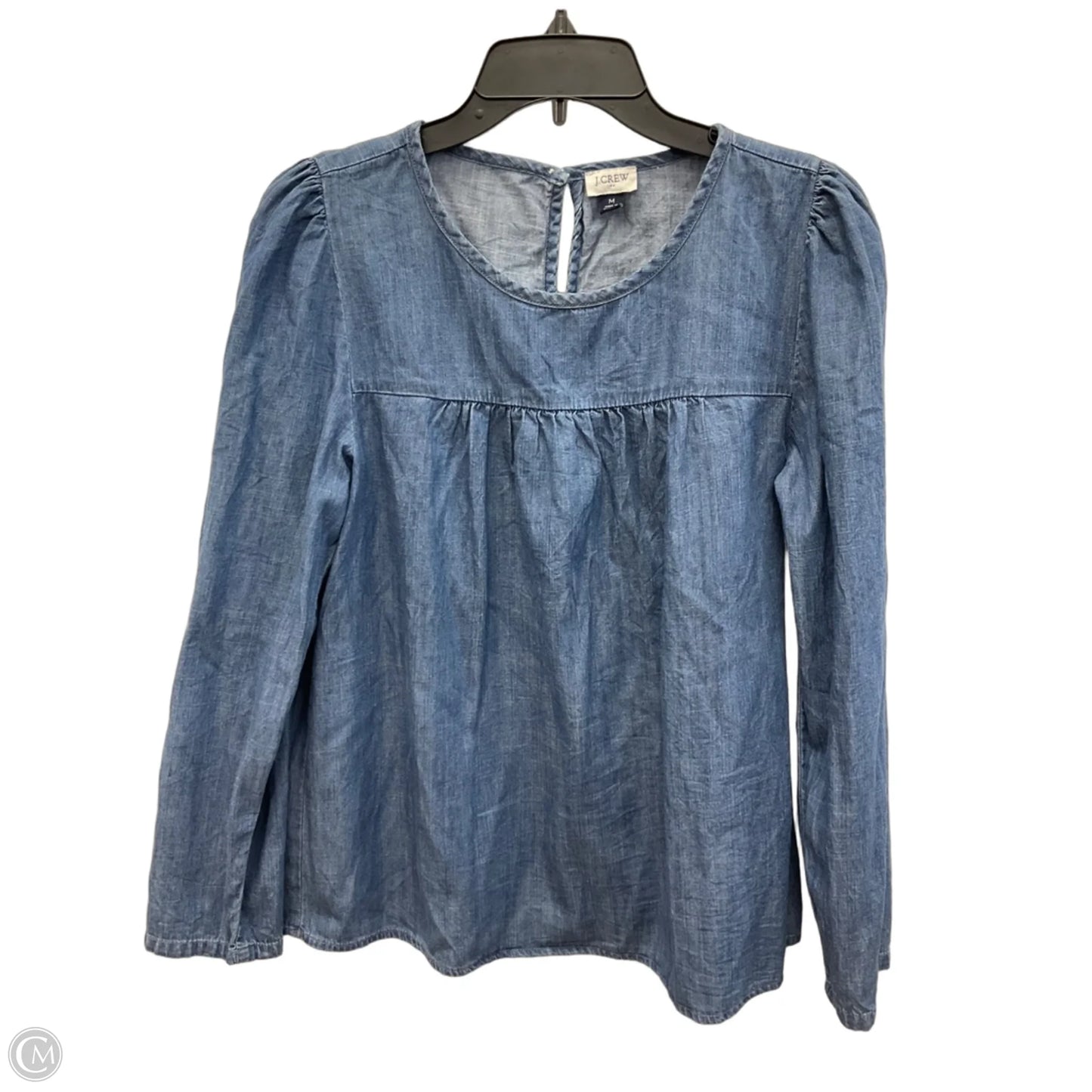 Top Long Sleeve By J. Crew In Blue, Size: M