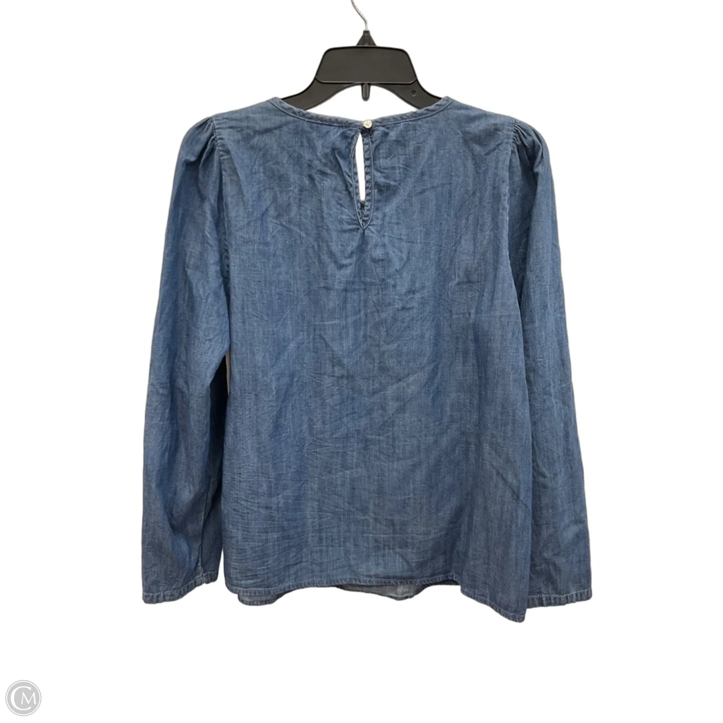 Top Long Sleeve By J. Crew In Blue, Size: M