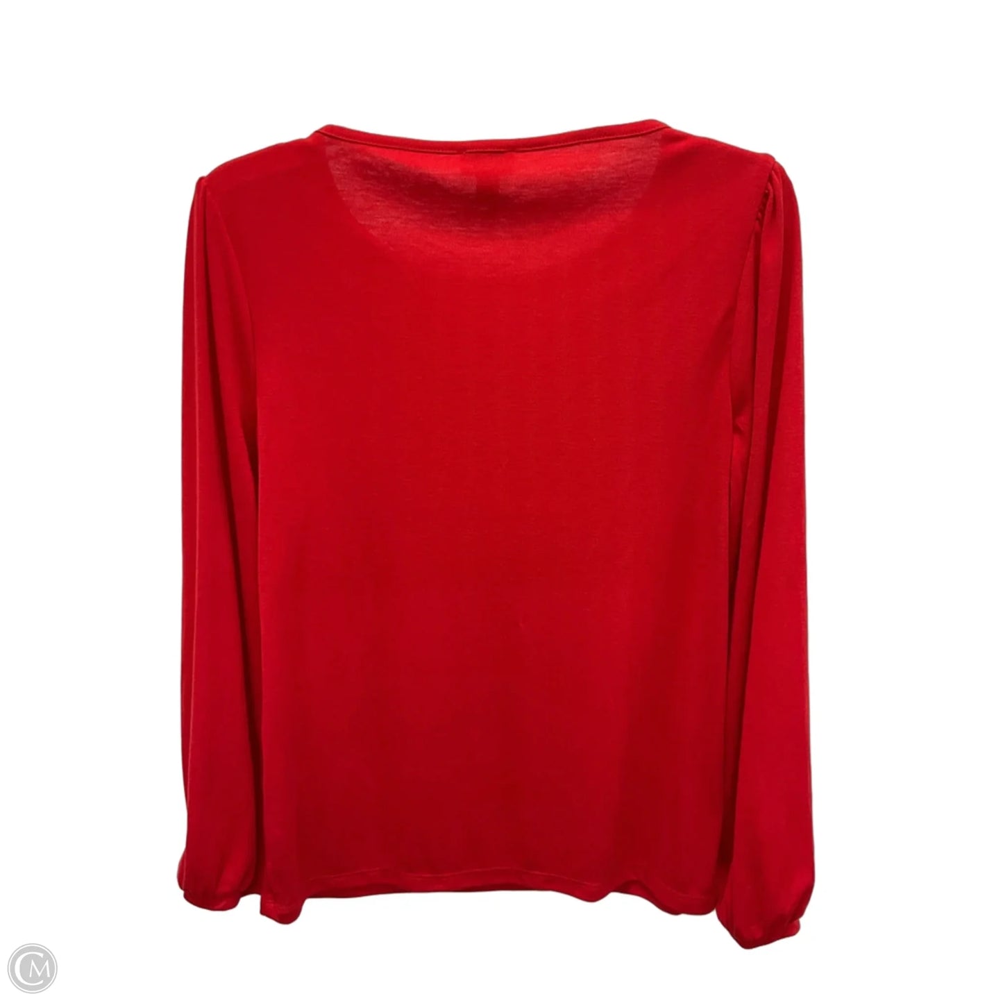 Top Long Sleeve By J. Crew In Red, Size: M