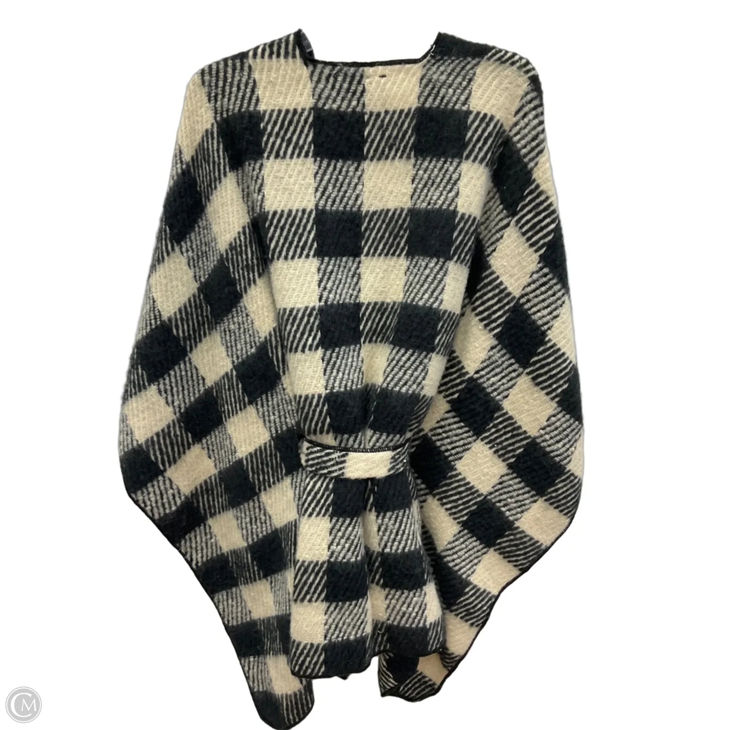 Shawl By Vince Camuto In Plaid Pattern, Size: Osfm