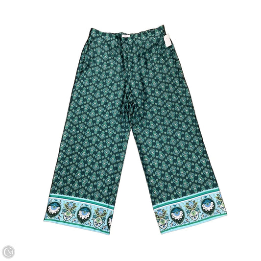 Pants Wide Leg By Loft In Green, Size: L
