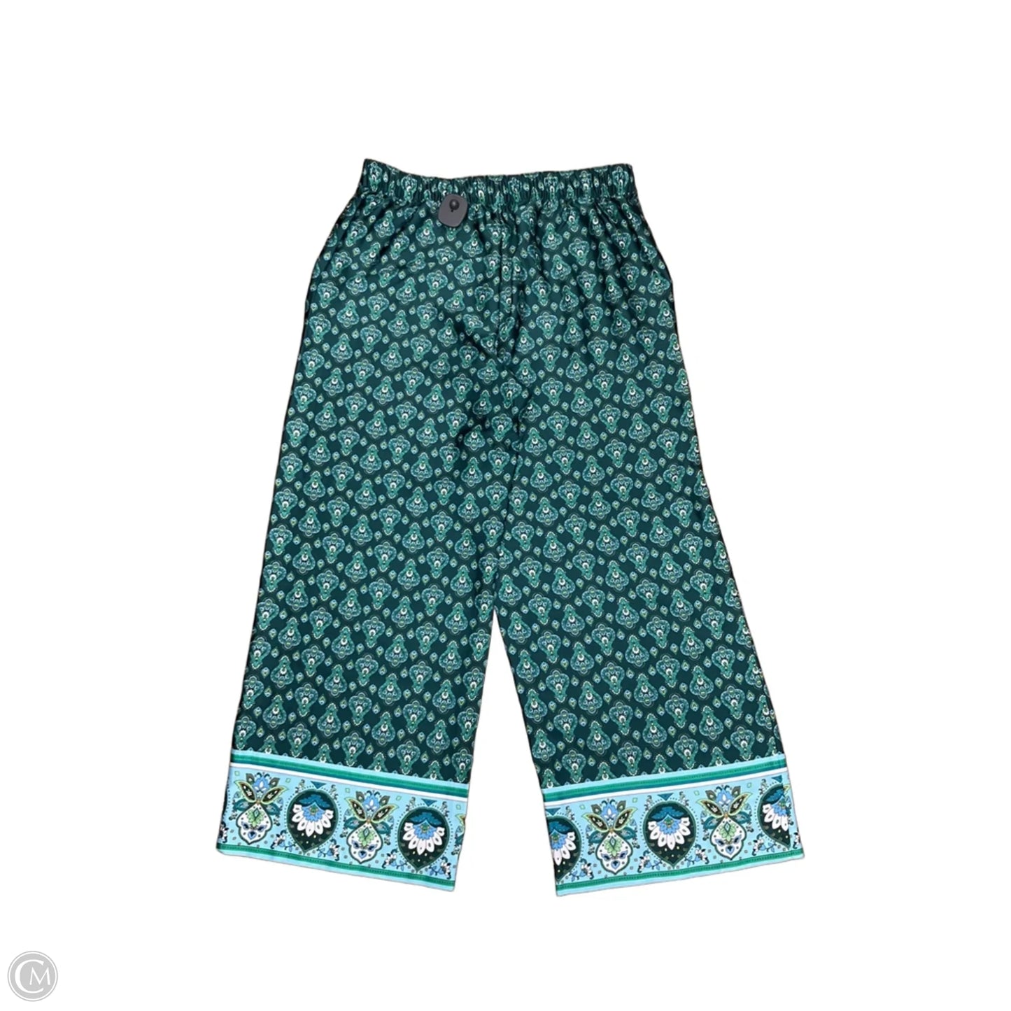 Pants Wide Leg By Loft In Green, Size: L