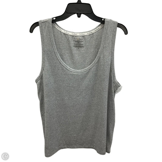 Top Sleeveless Basic By Cmf In Grey, Size: Xxl