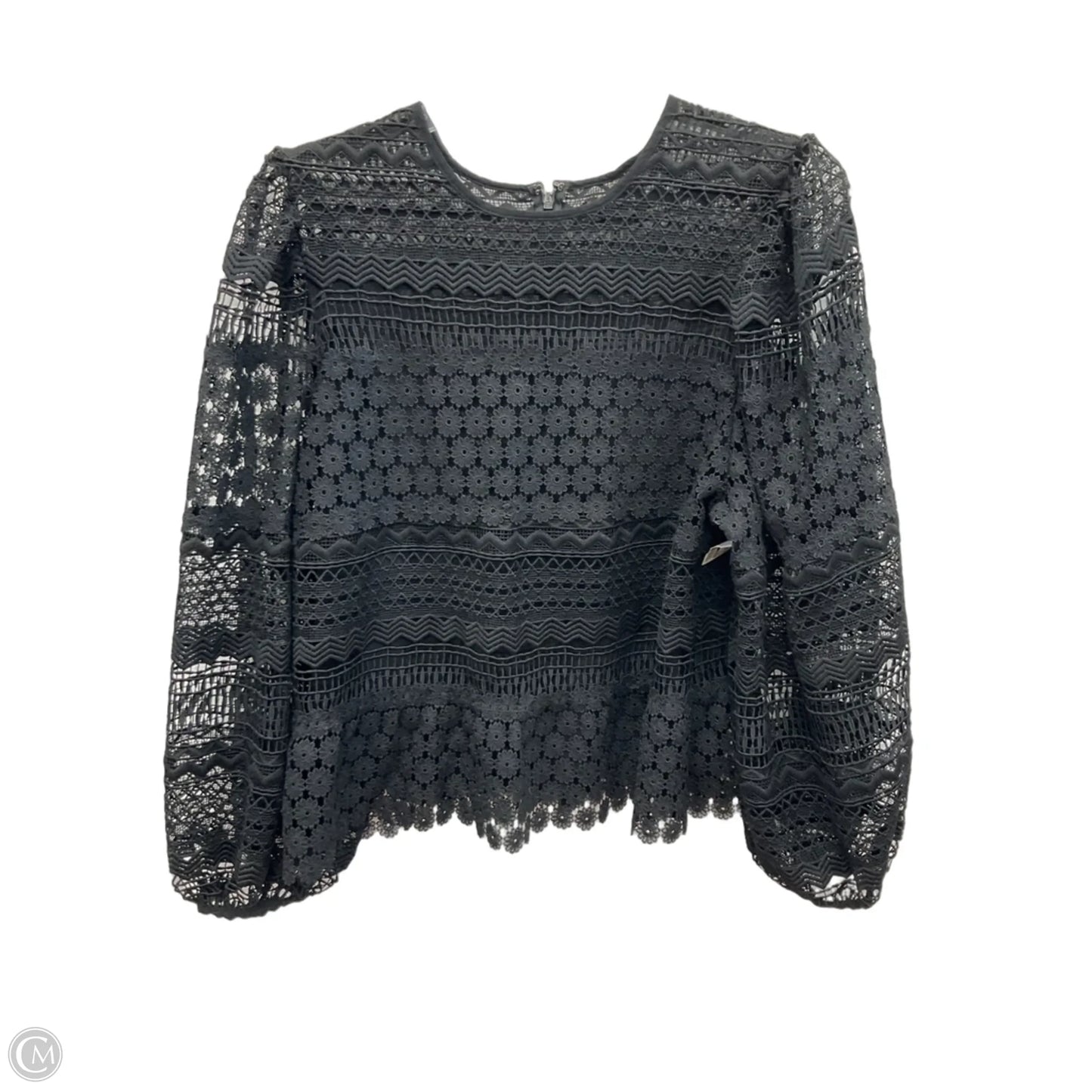 Top Long Sleeve By Express In Black, Size: Xl