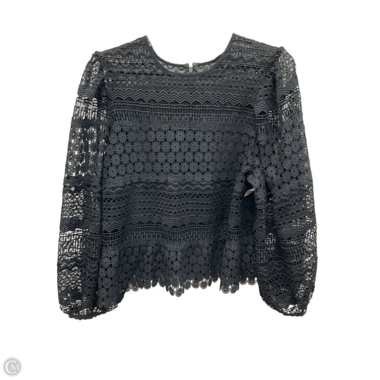 Top Long Sleeve By Express In Black, Size: Xl