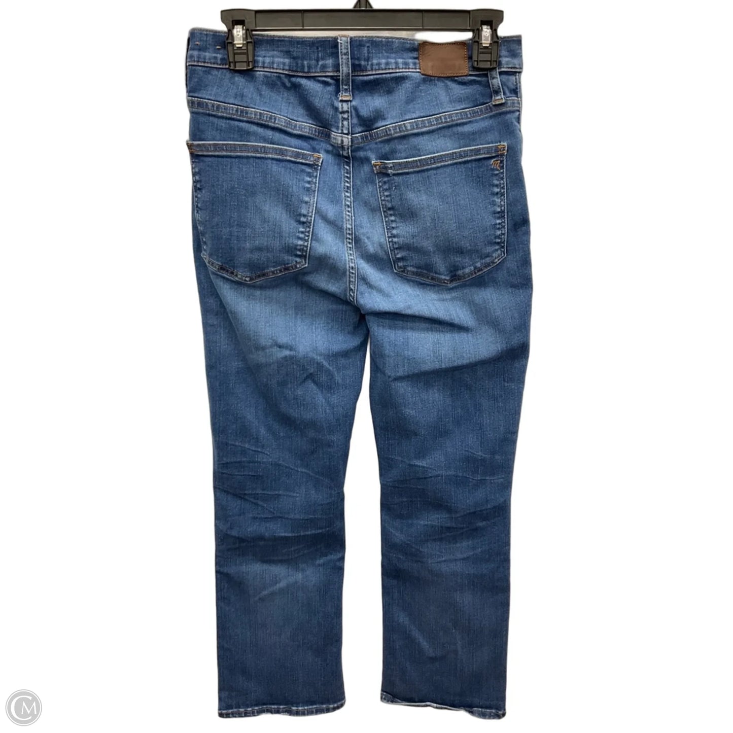 Jeans Boot Cut By Madewell In Blue Denim, Size: 4