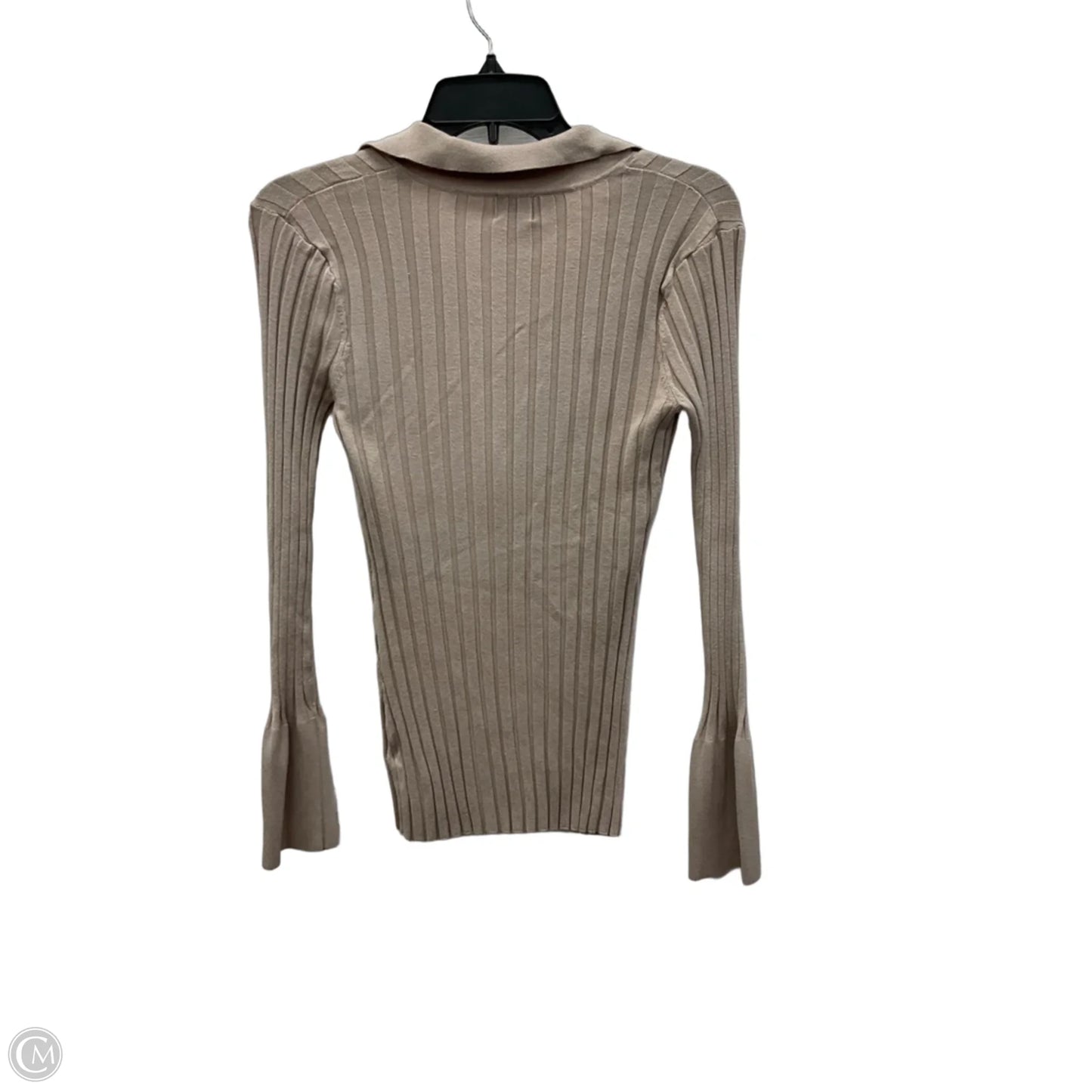 Top Long Sleeve By A New Day In Beige, Size: Xs