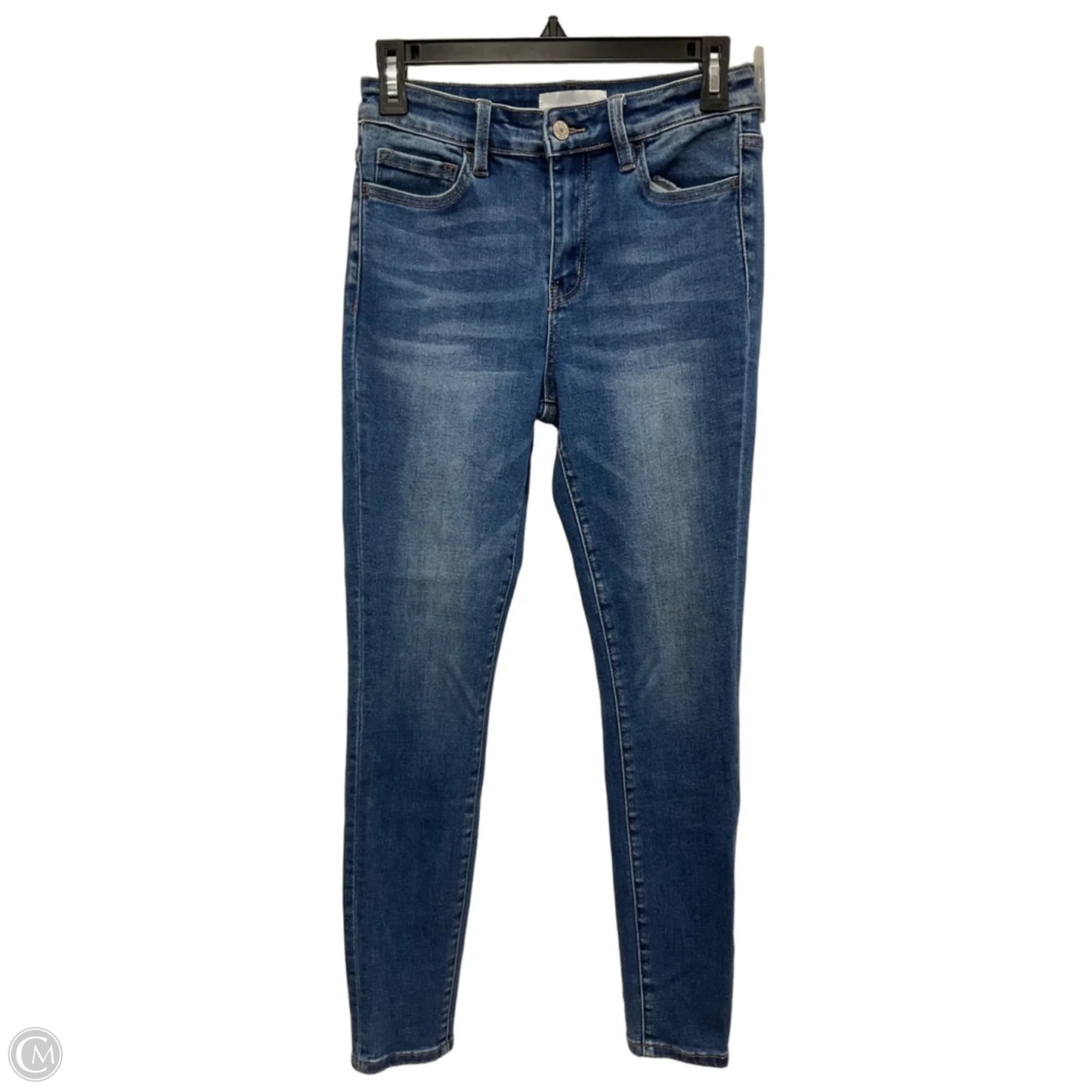 Jeans Skinny By Vervet In Blue Denim, Size: 4