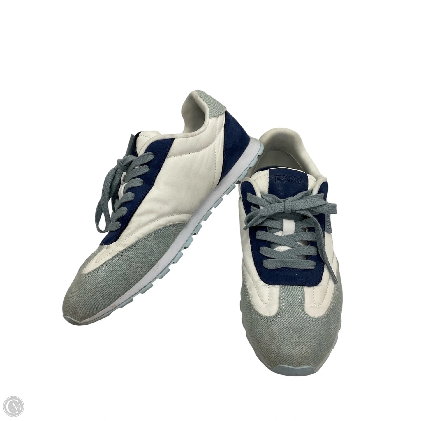 Shoes Sneakers By Dkny In Blue, Size: 7.5