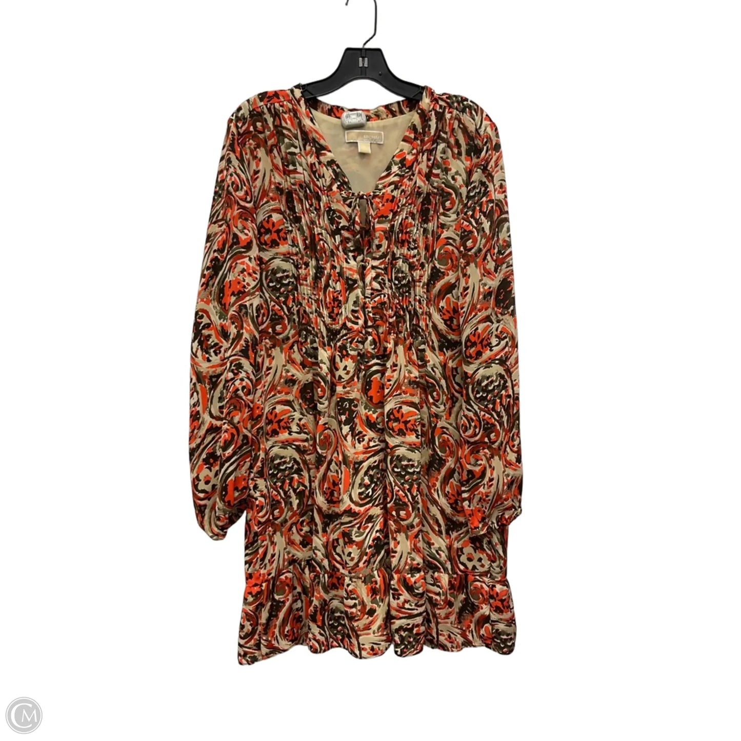 Dress Casual Short By Michael By Michael Kors In Orange, Size: L