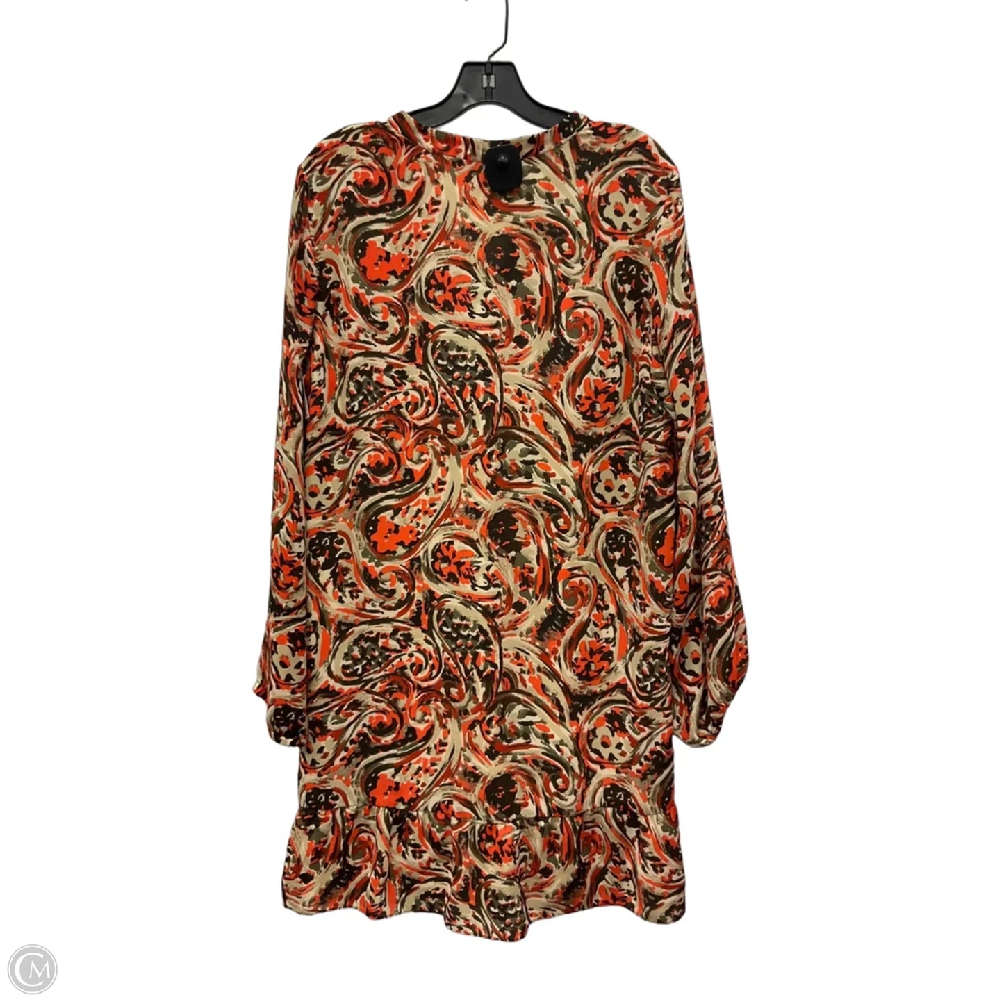 Dress Casual Short By Michael By Michael Kors In Orange, Size: L