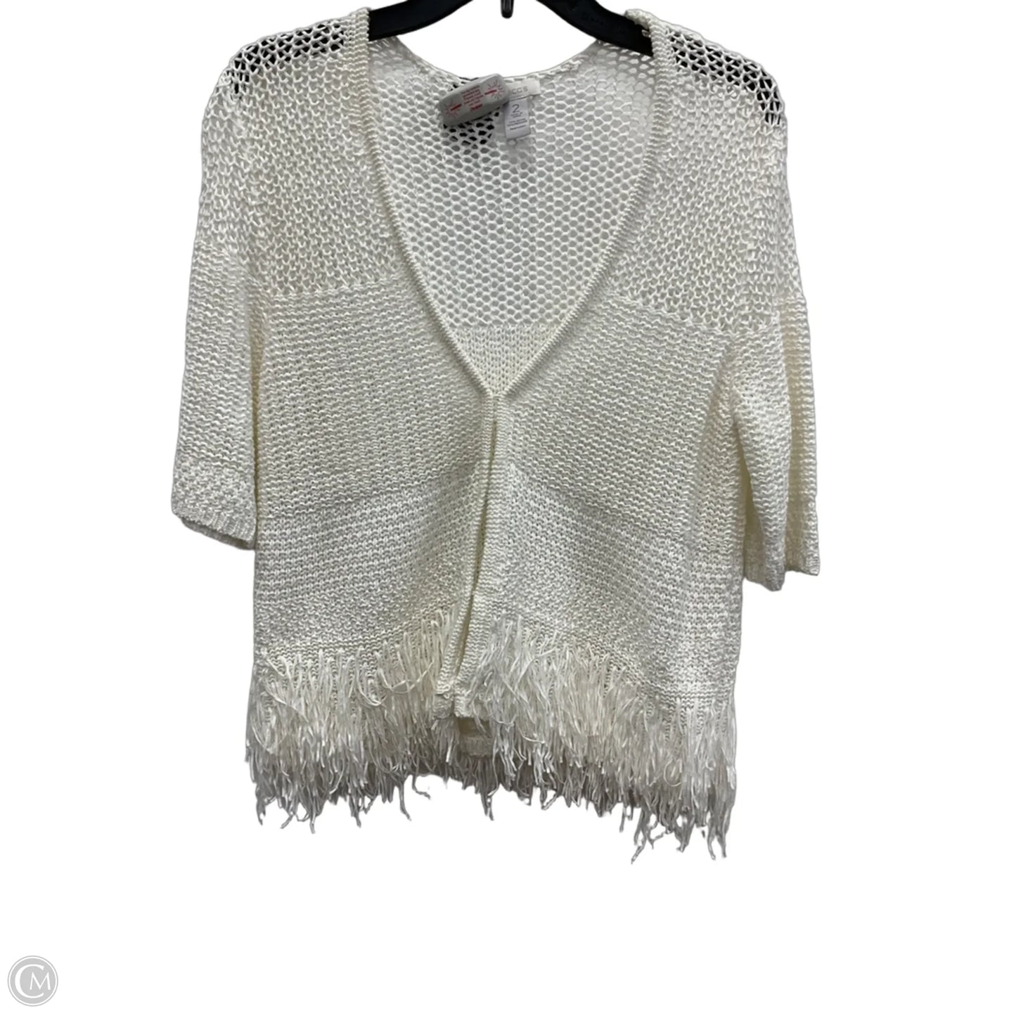 Cardigan By Chicos In White, Size: L