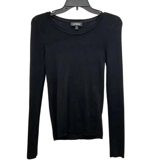 Top Long Sleeve By Express In Black, Size: M