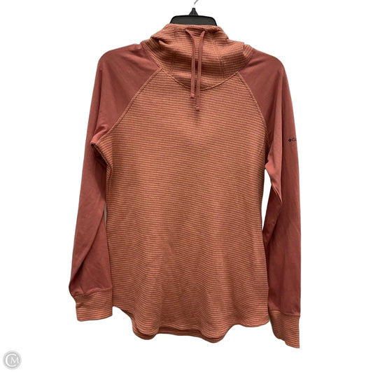 Athletic Top Long Sleeve Hoodie By Columbia In Pink, Size: Xl